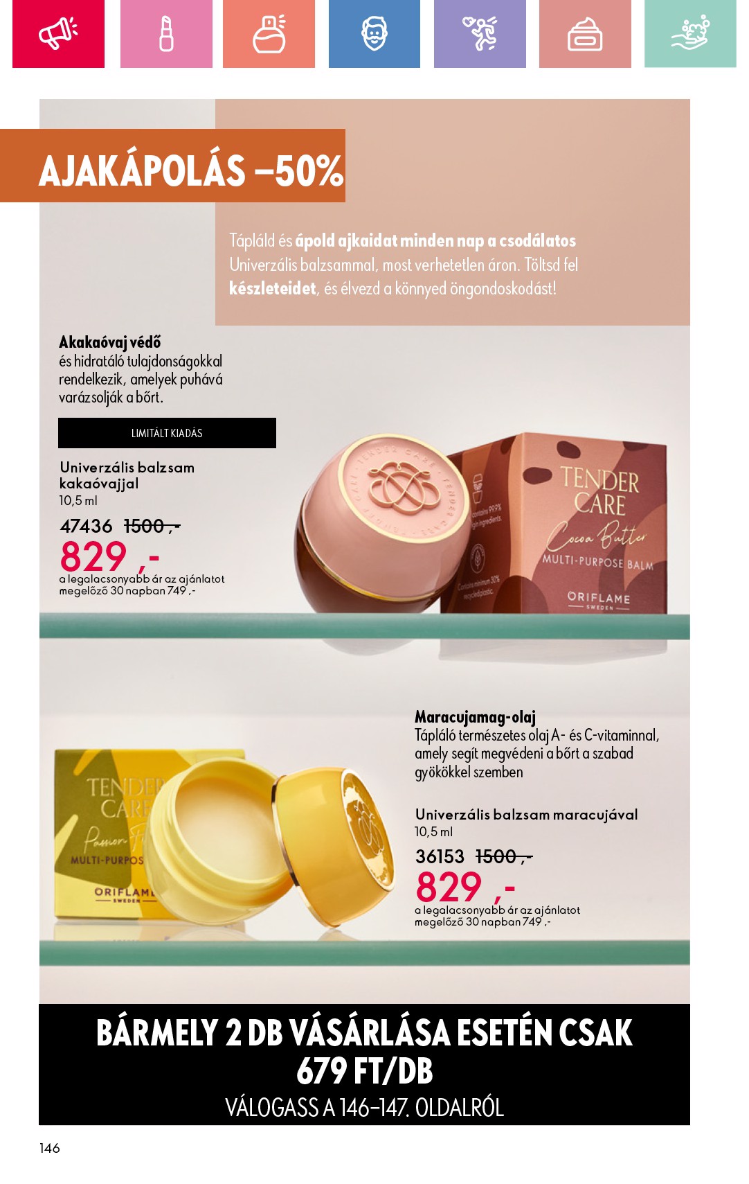 oriflame - Oriflame akciós újság, érvényes 08.17. - 09.06. - page: 146