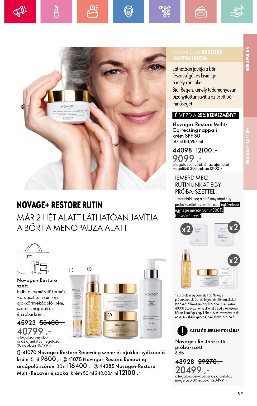 oriflame - Oriflame akciós újság, érvényes 08.17. - 09.06. - page: 99