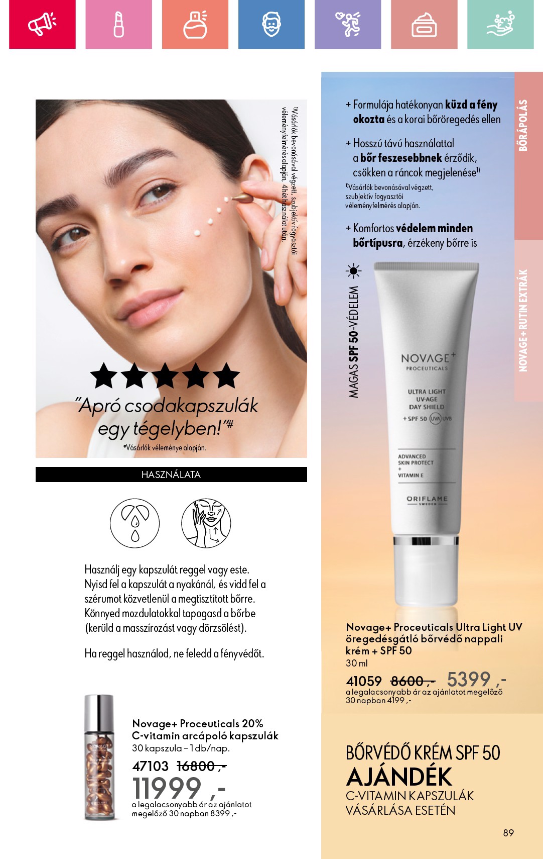 oriflame - Oriflame akciós újság, érvényes 08.17. - 09.06. - page: 89