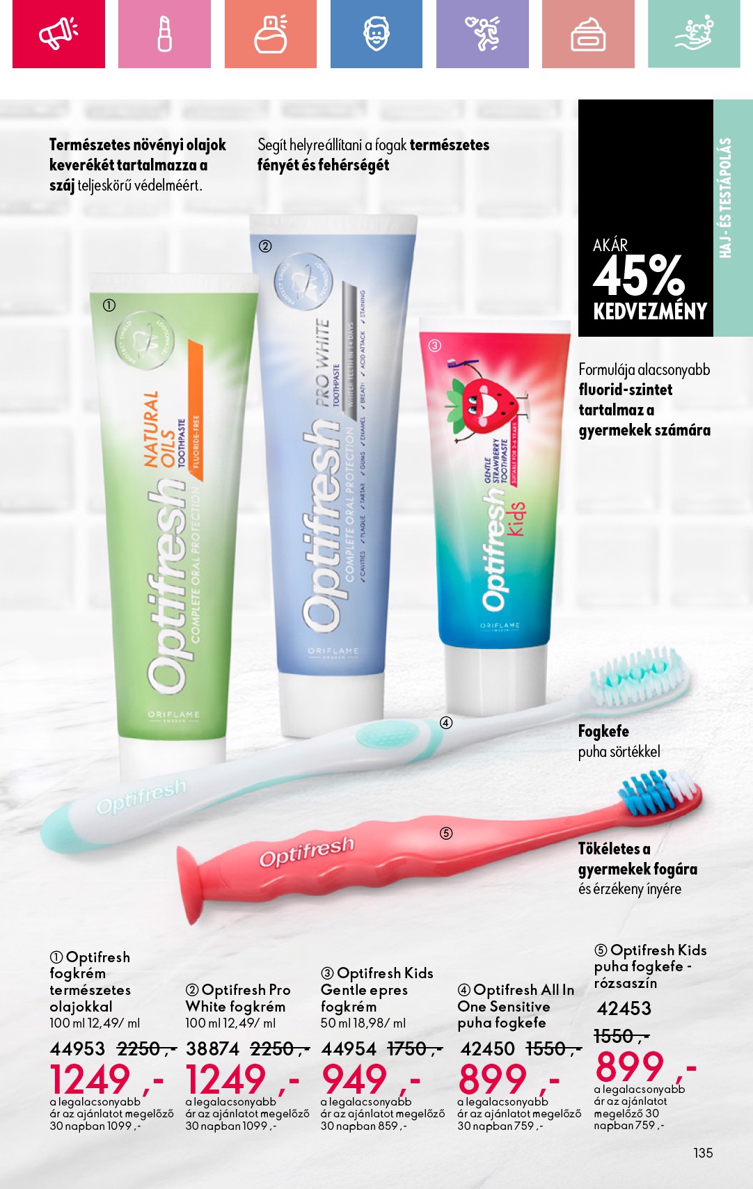 oriflame - Oriflame akciós újság, érvényes 08.17. - 09.06. - page: 135