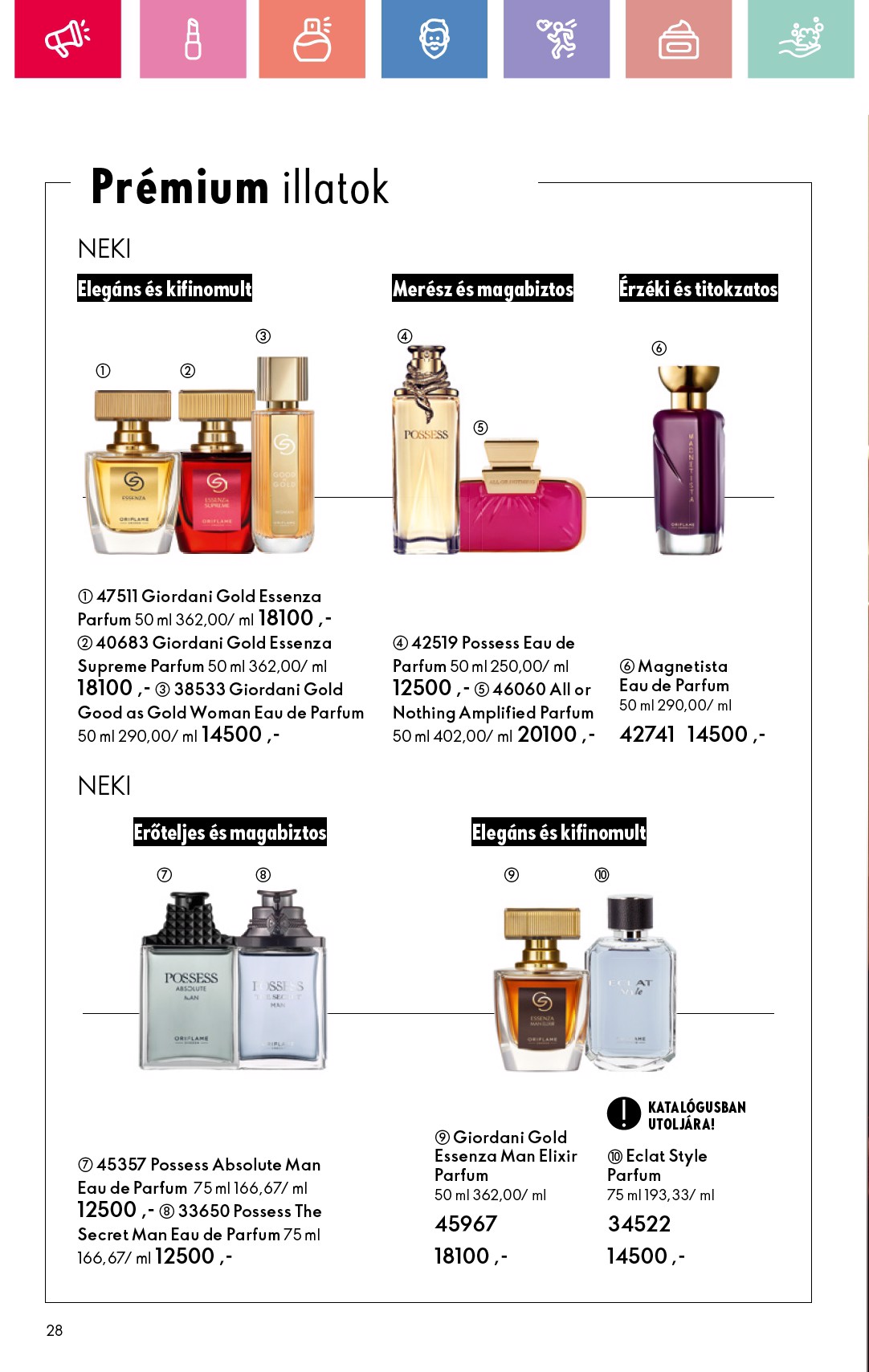 oriflame - Oriflame akciós újság, érvényes 08.17. - 09.06. - page: 28
