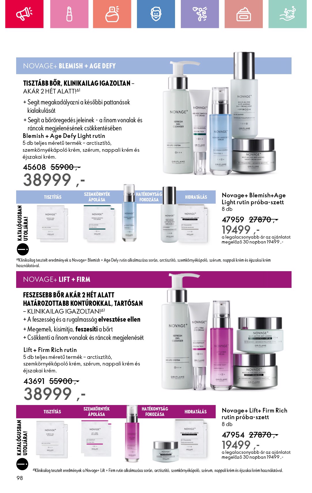 oriflame - Oriflame akciós újság, érvényes 08.17. - 09.06. - page: 98