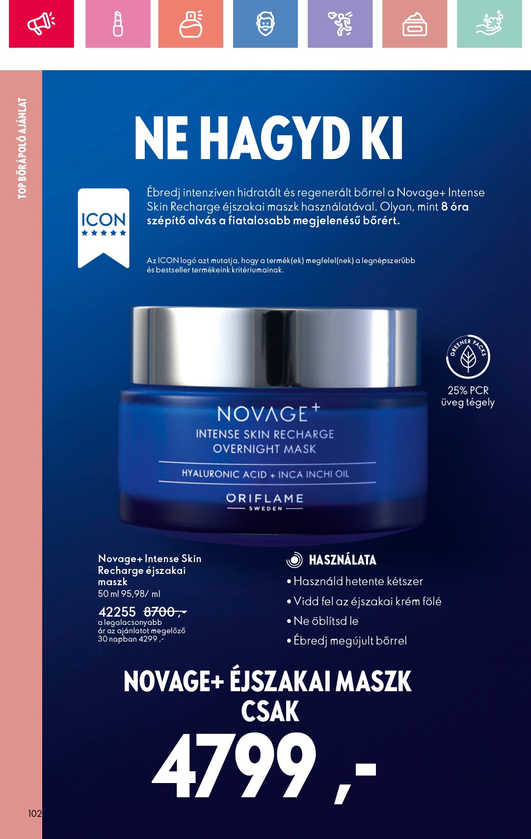 oriflame - Oriflame akciós újság, érvényes 08.17. - 09.06. - page: 102