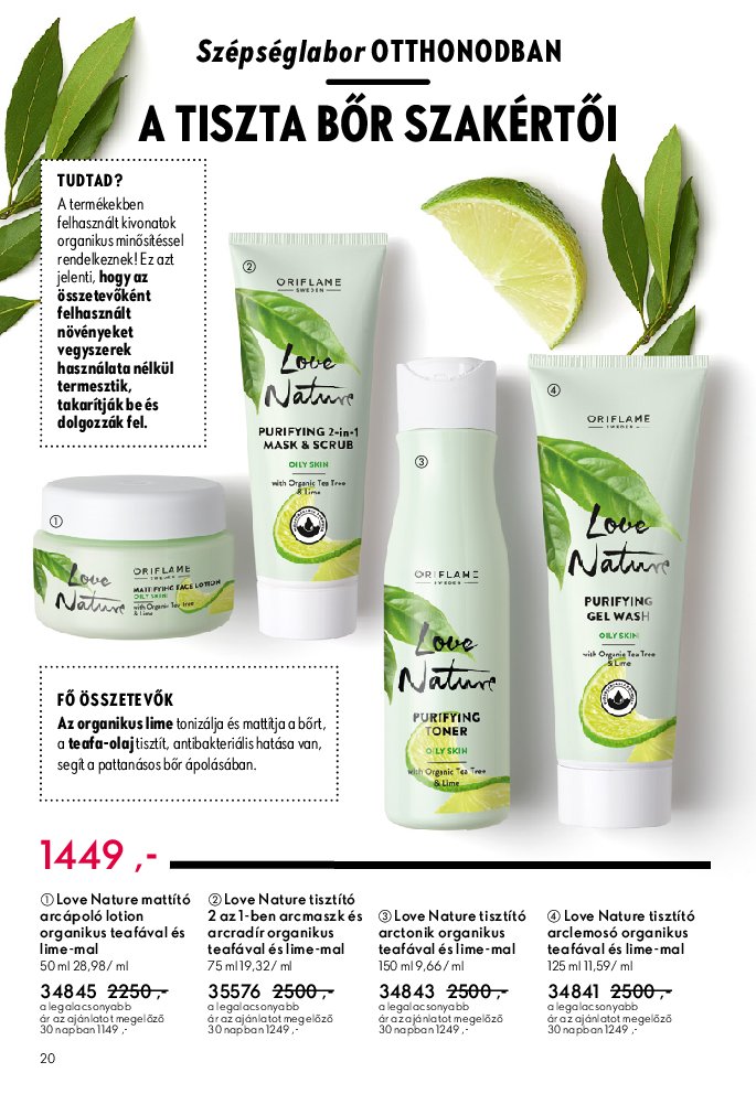 oriflame - Oriflame akciós újság, érvényes 09.07. - 09.30. - page: 20