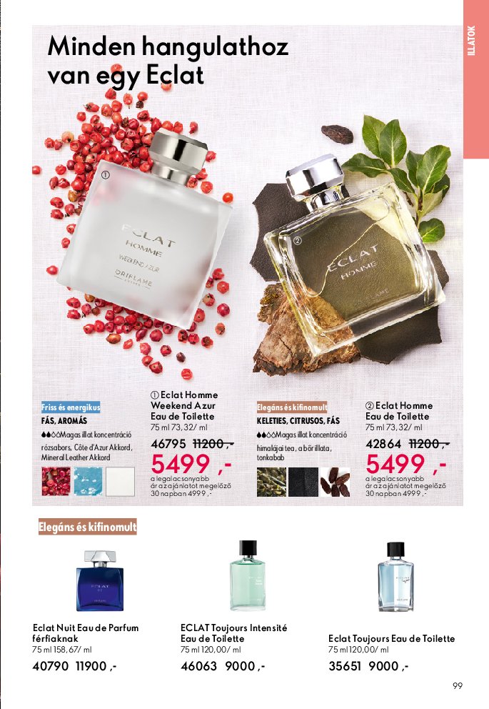 oriflame - Oriflame akciós újság, érvényes 09.07. - 09.30. - page: 99