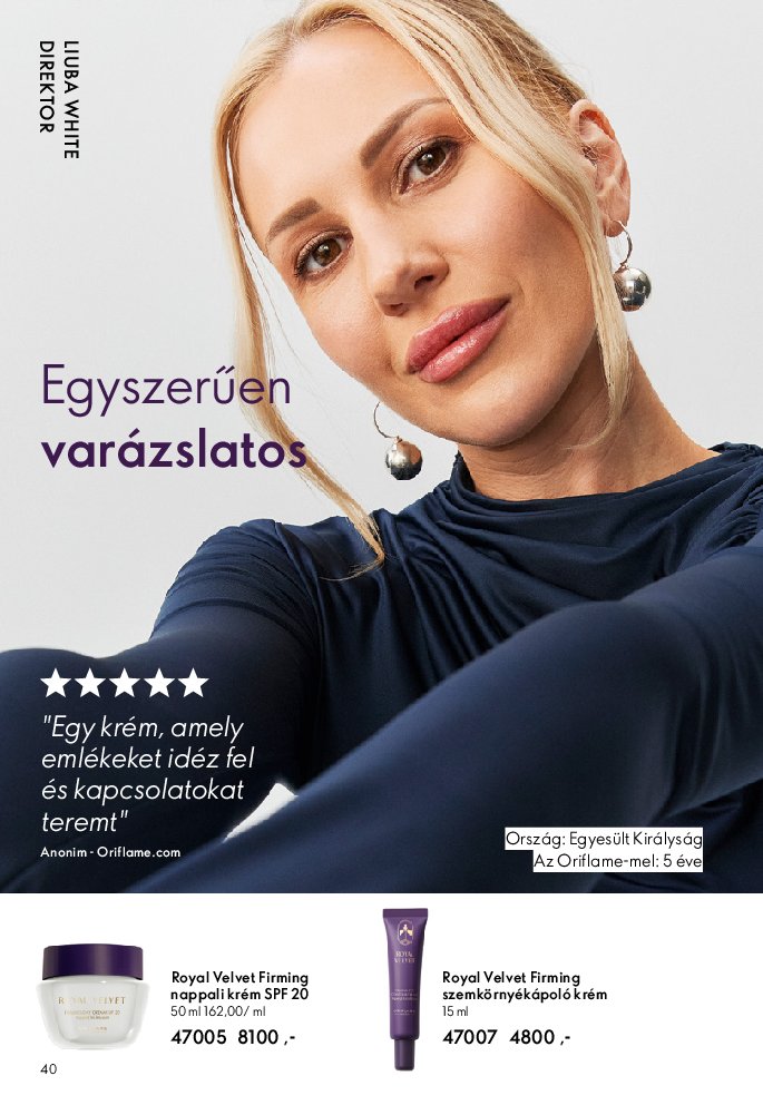 oriflame - Oriflame akciós újság, érvényes 09.07. - 09.30. - page: 40