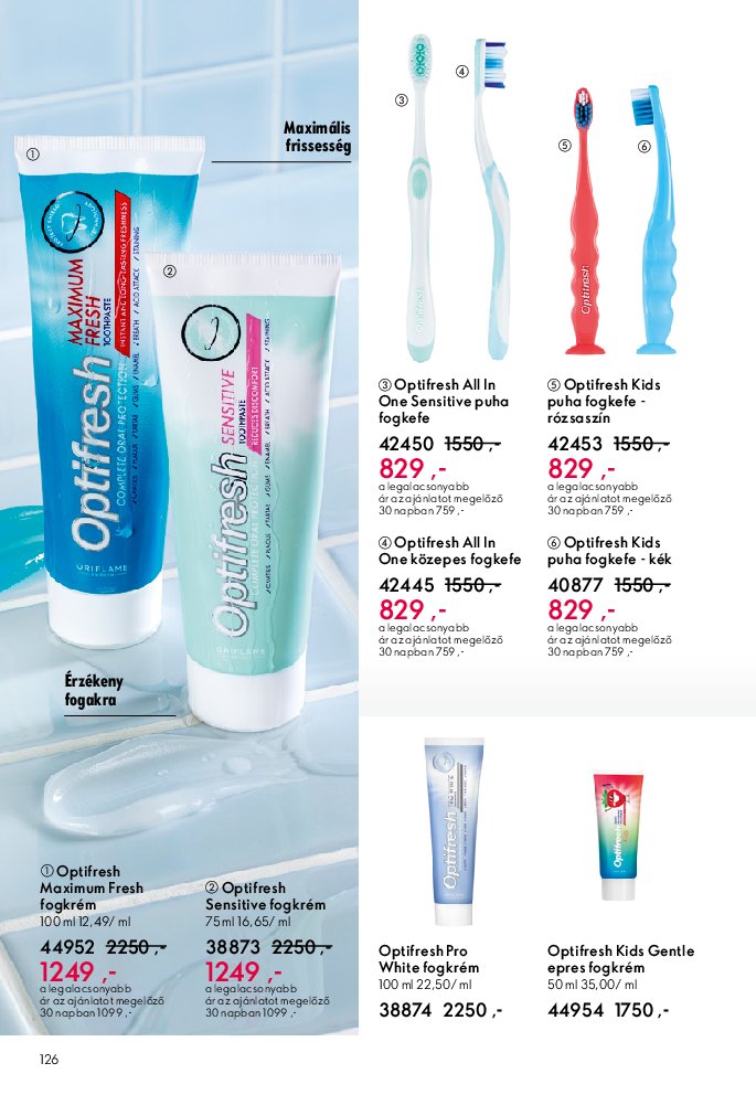 oriflame - Oriflame akciós újság, érvényes 09.07. - 09.30. - page: 126