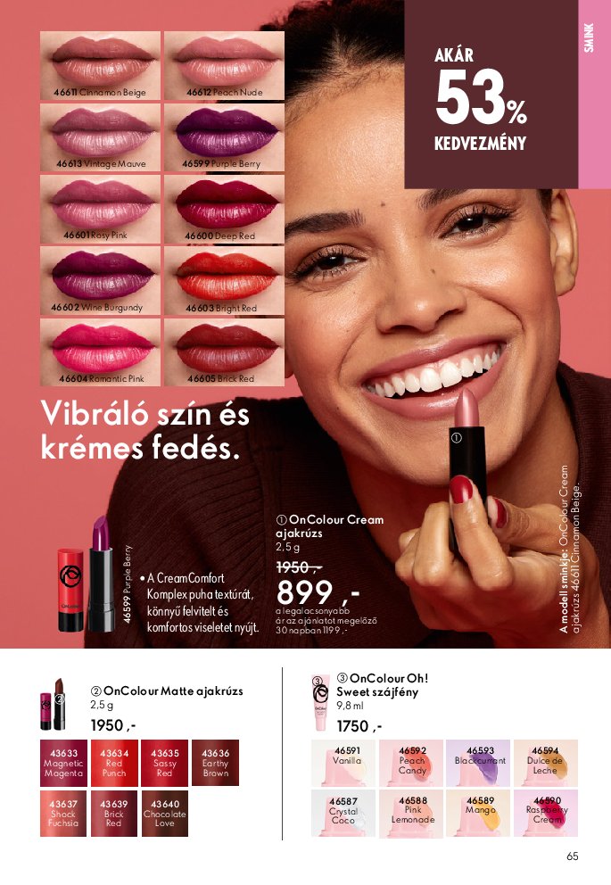 oriflame - Oriflame akciós újság, érvényes 09.07. - 09.30. - page: 65