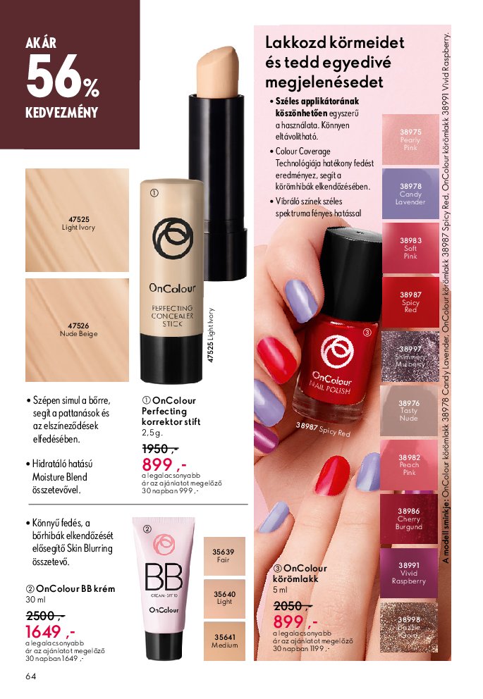 oriflame - Oriflame akciós újság, érvényes 09.07. - 09.30. - page: 64