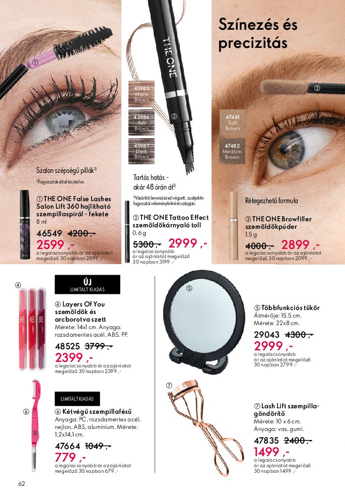 oriflame - Oriflame akciós újság, érvényes 09.07. - 09.30. - page: 62