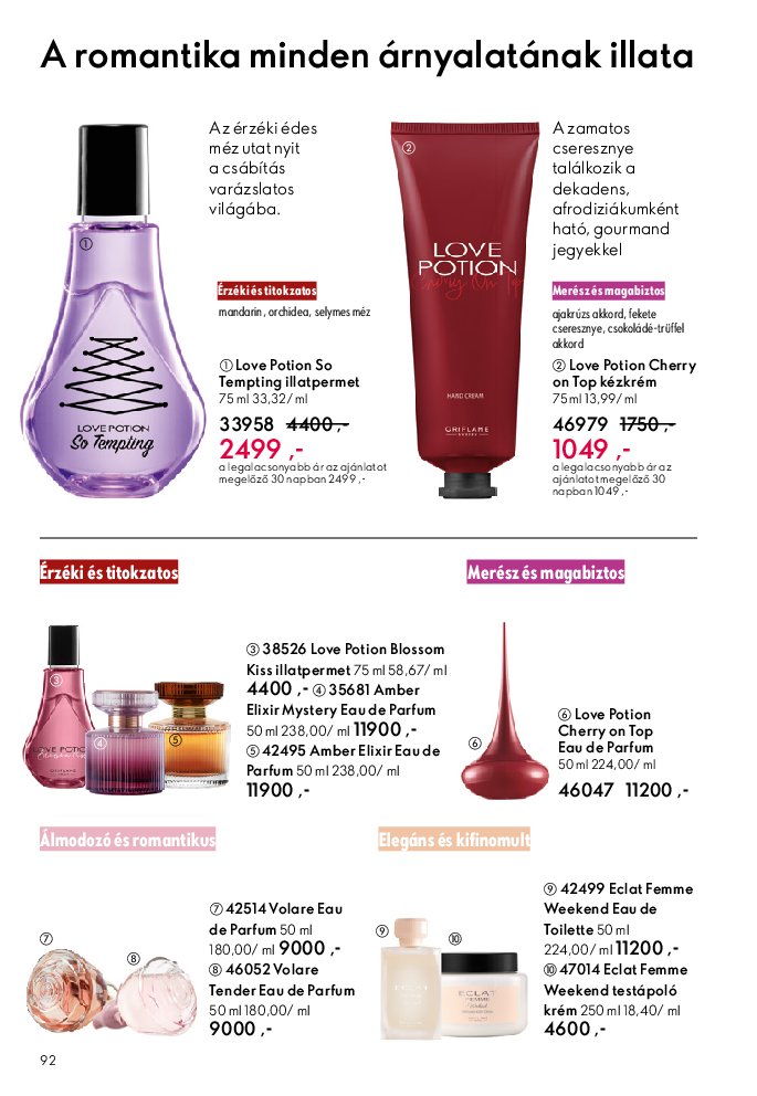 oriflame - Oriflame akciós újság, érvényes 09.07. - 09.30. - page: 92