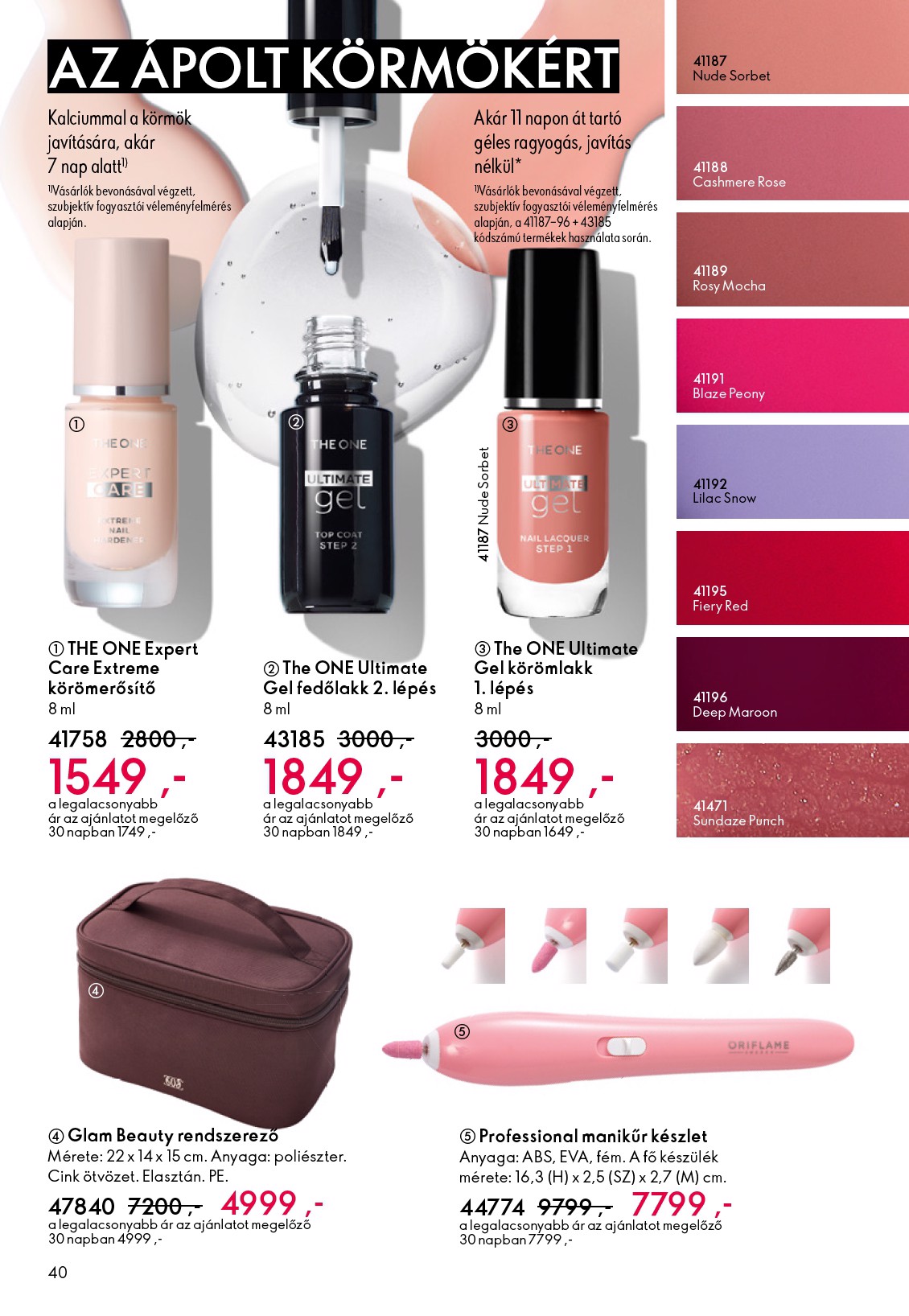 oriflame - Oriflame akciós újság, érvényes 10.01. - 10.21. - page: 40