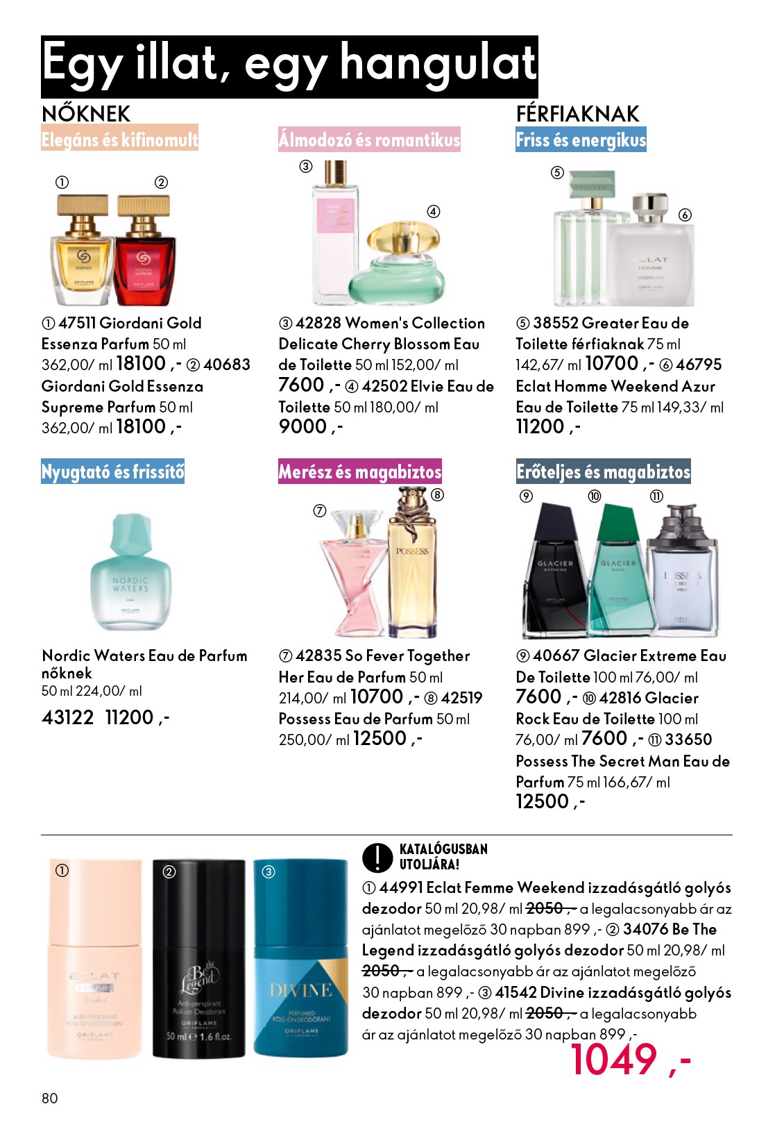 oriflame - Oriflame akciós újság, érvényes 10.01. - 10.21. - page: 80