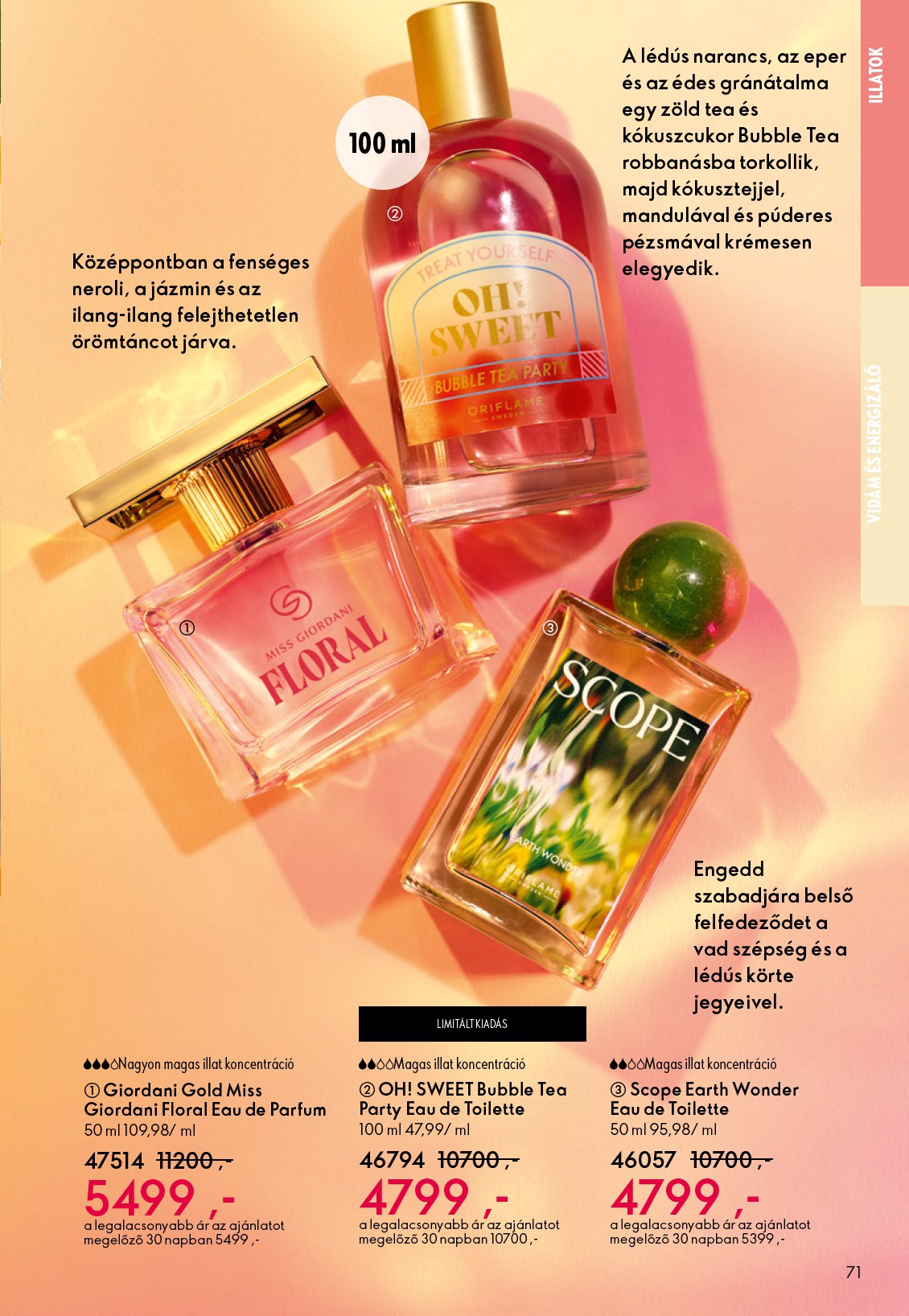 oriflame - Oriflame akciós újság, érvényes 10.01. - 10.21. - page: 71