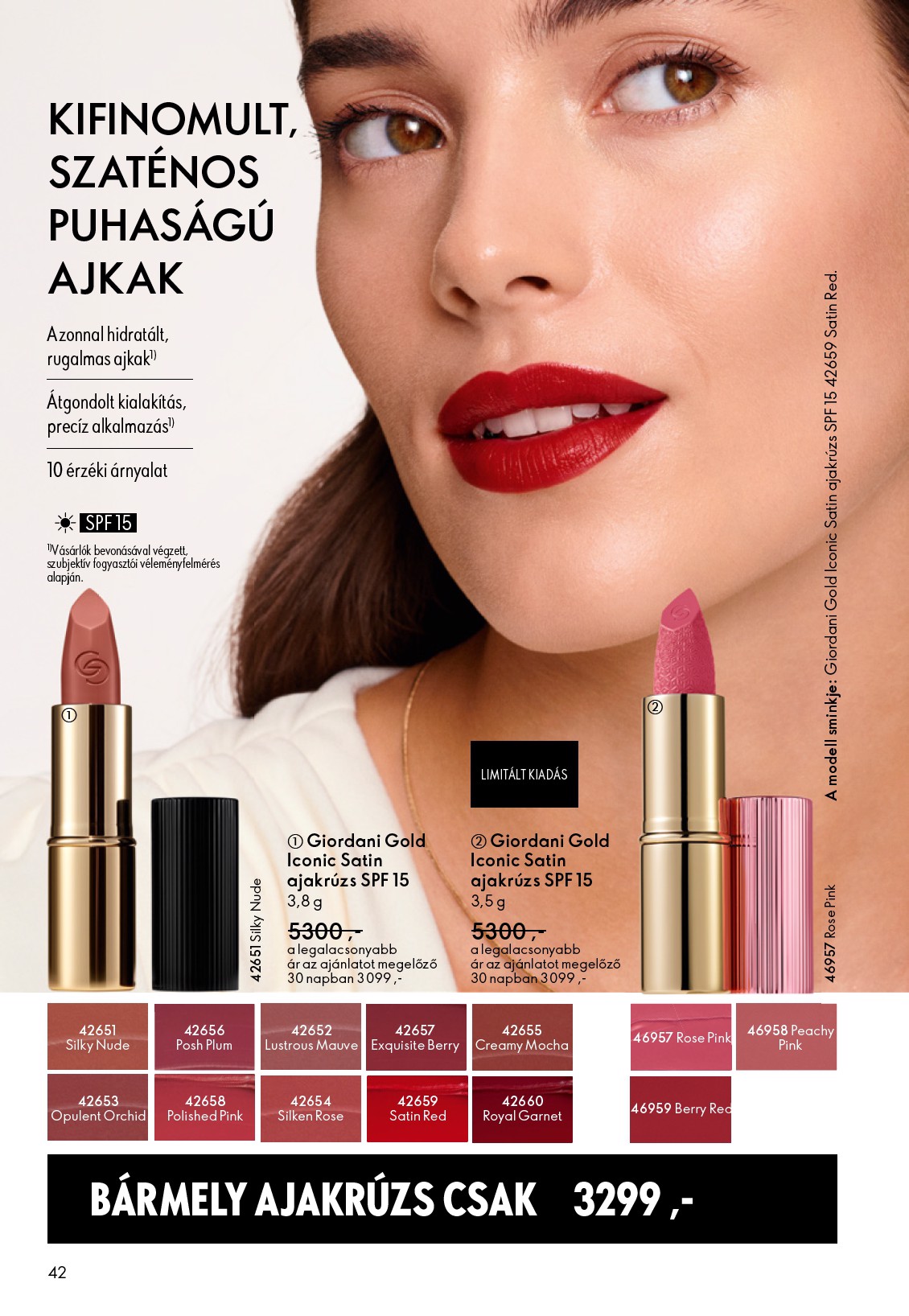 oriflame - Oriflame akciós újság, érvényes 10.22. - 11.11. - page: 42