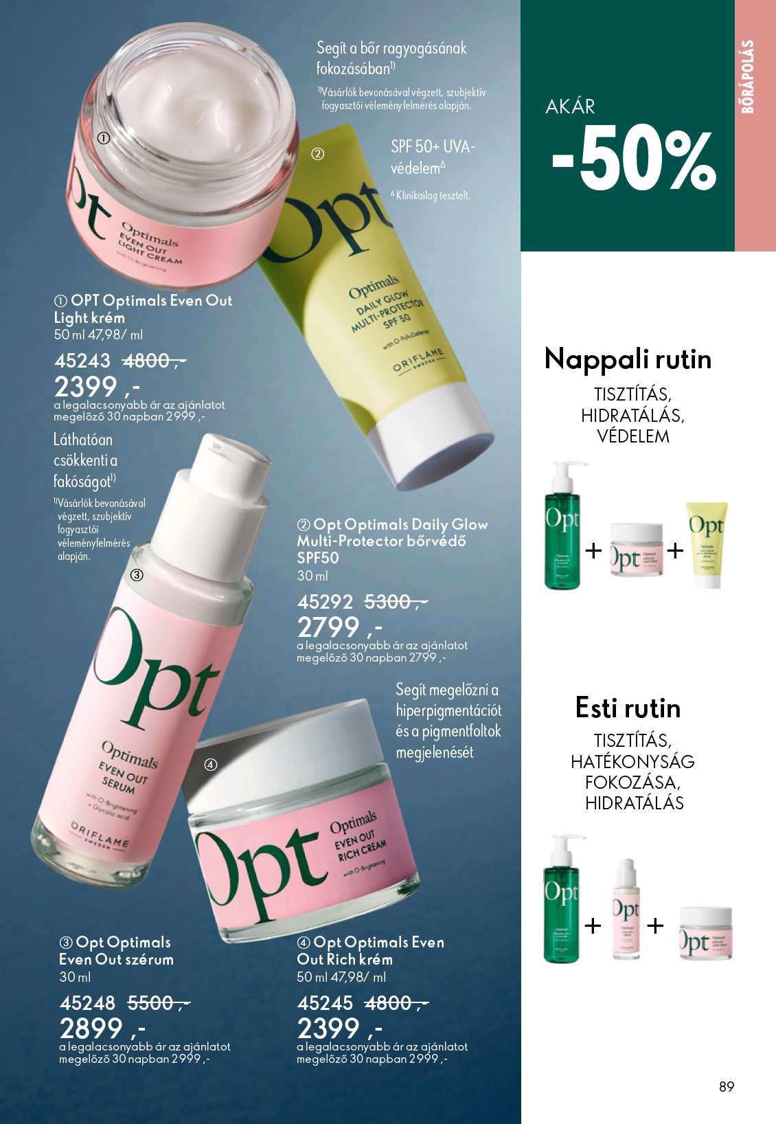 oriflame - Oriflame akciós újság, érvényes 10.22. - 11.11. - page: 89