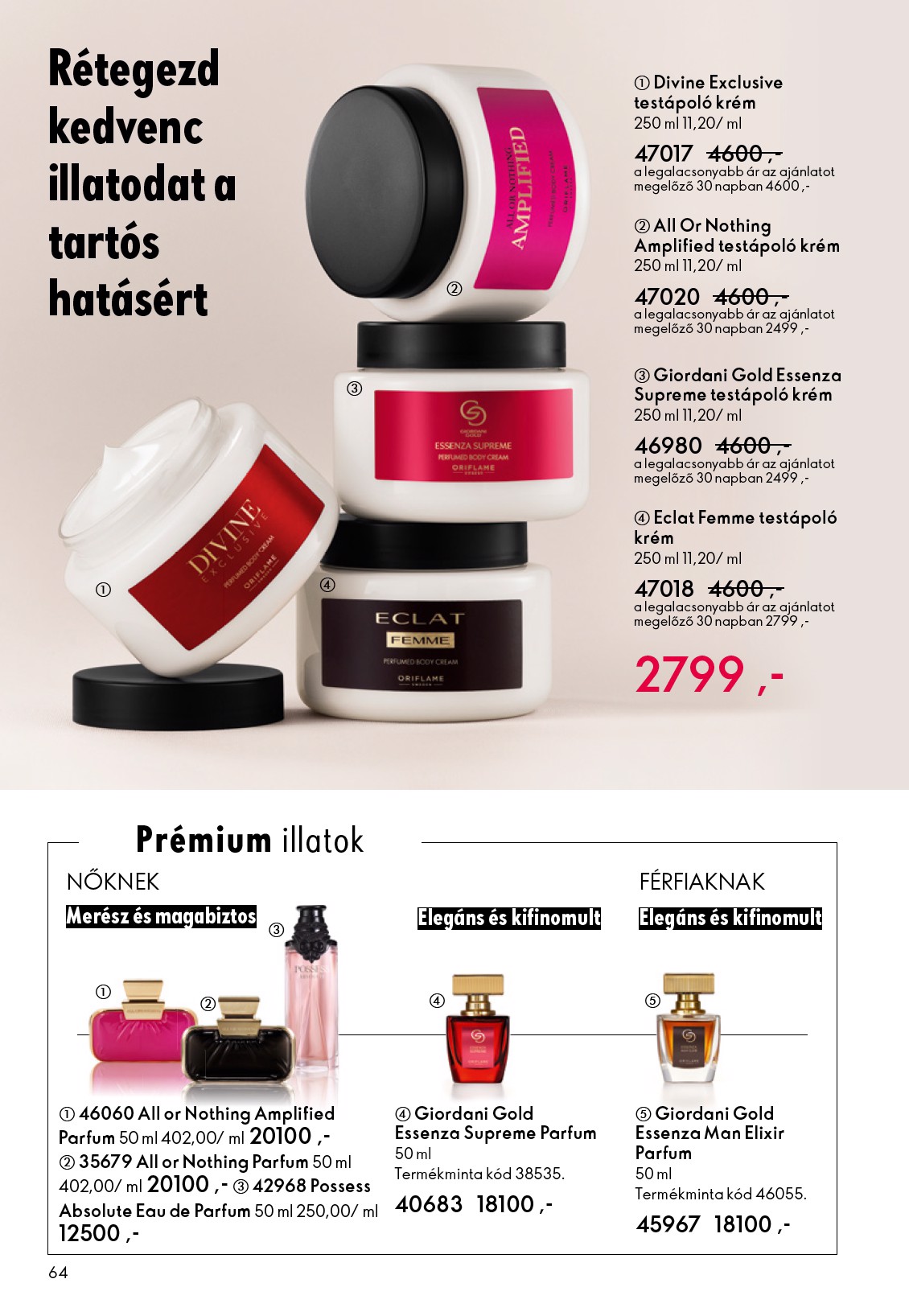 oriflame - Oriflame akciós újság, érvényes 10.22. - 11.11. - page: 64