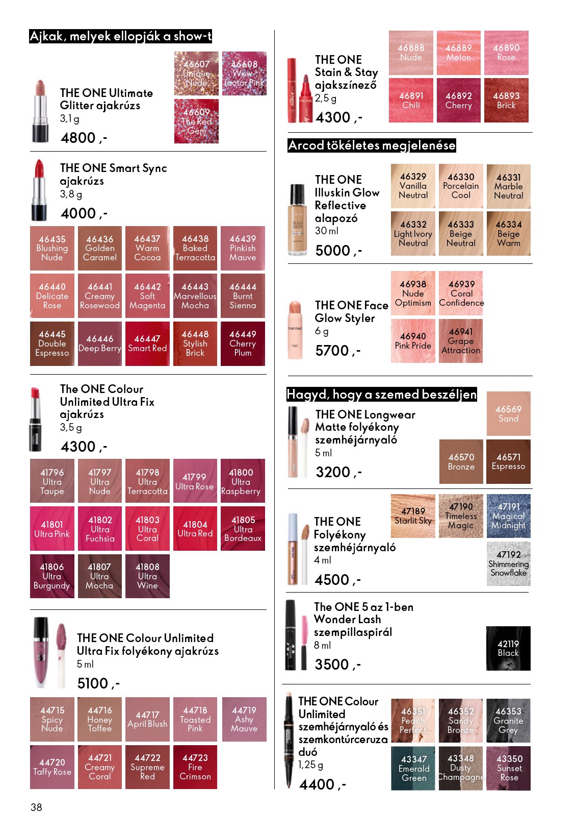 oriflame - Oriflame akciós újság, érvényes 10.22. - 11.11. - page: 38