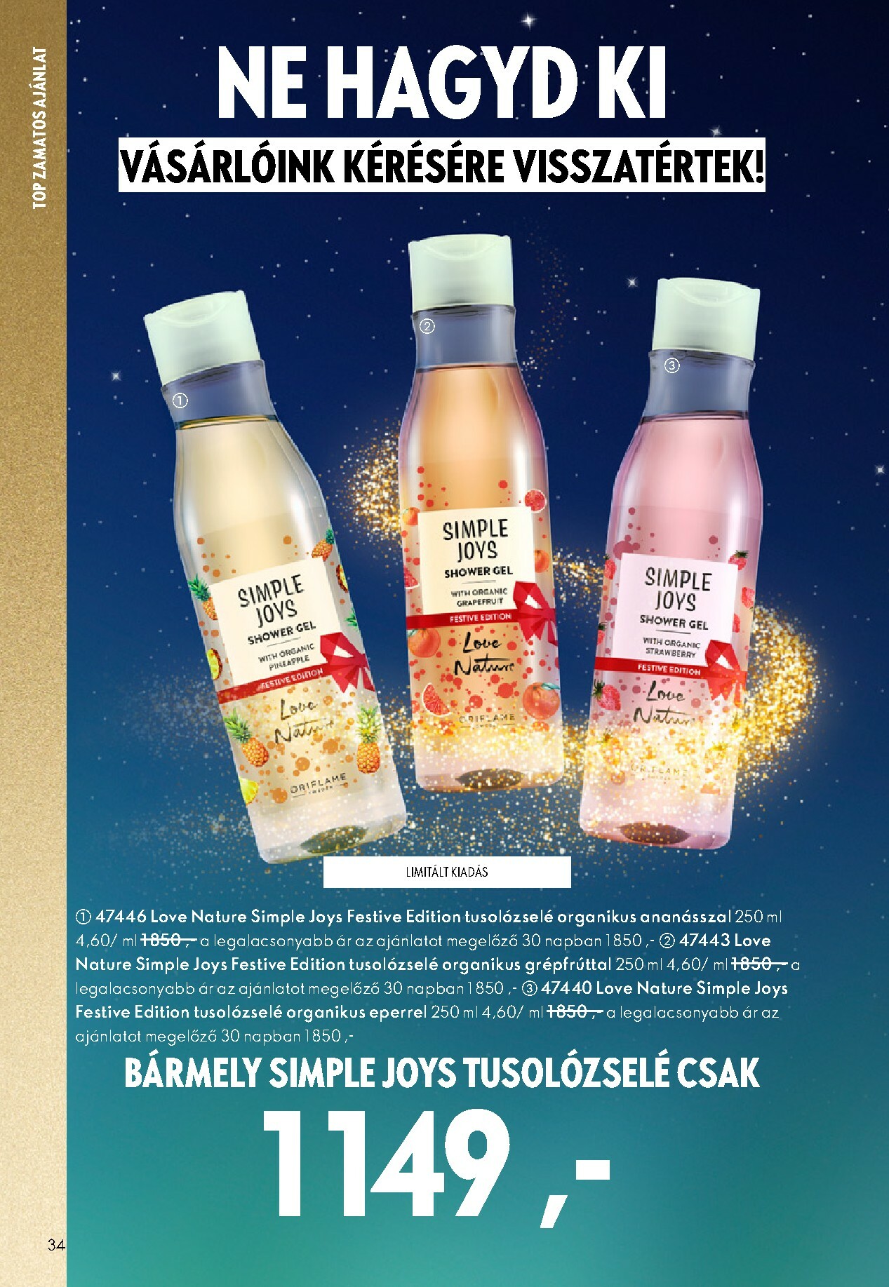 oriflame - Oriflame akciós újság, érvényes 11.12. - 12.02. - page: 34