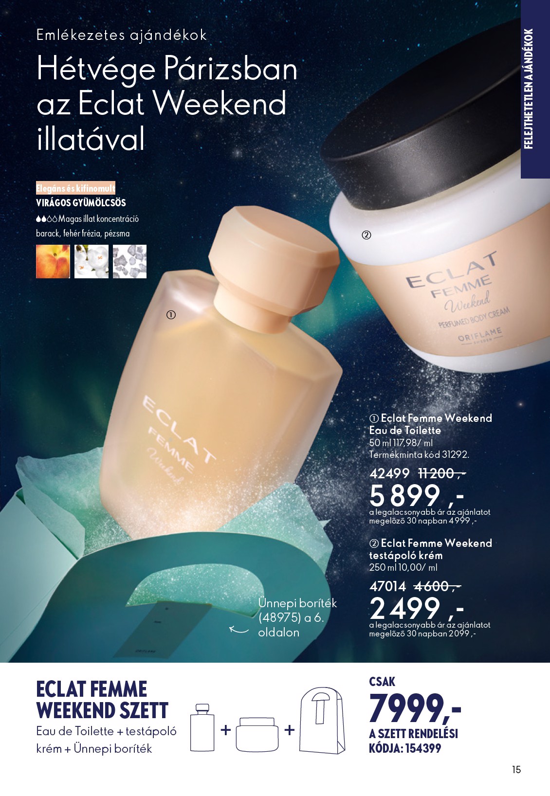 oriflame - Oriflame akciós újság, érvényes 12.03. - 12.23. - page: 15