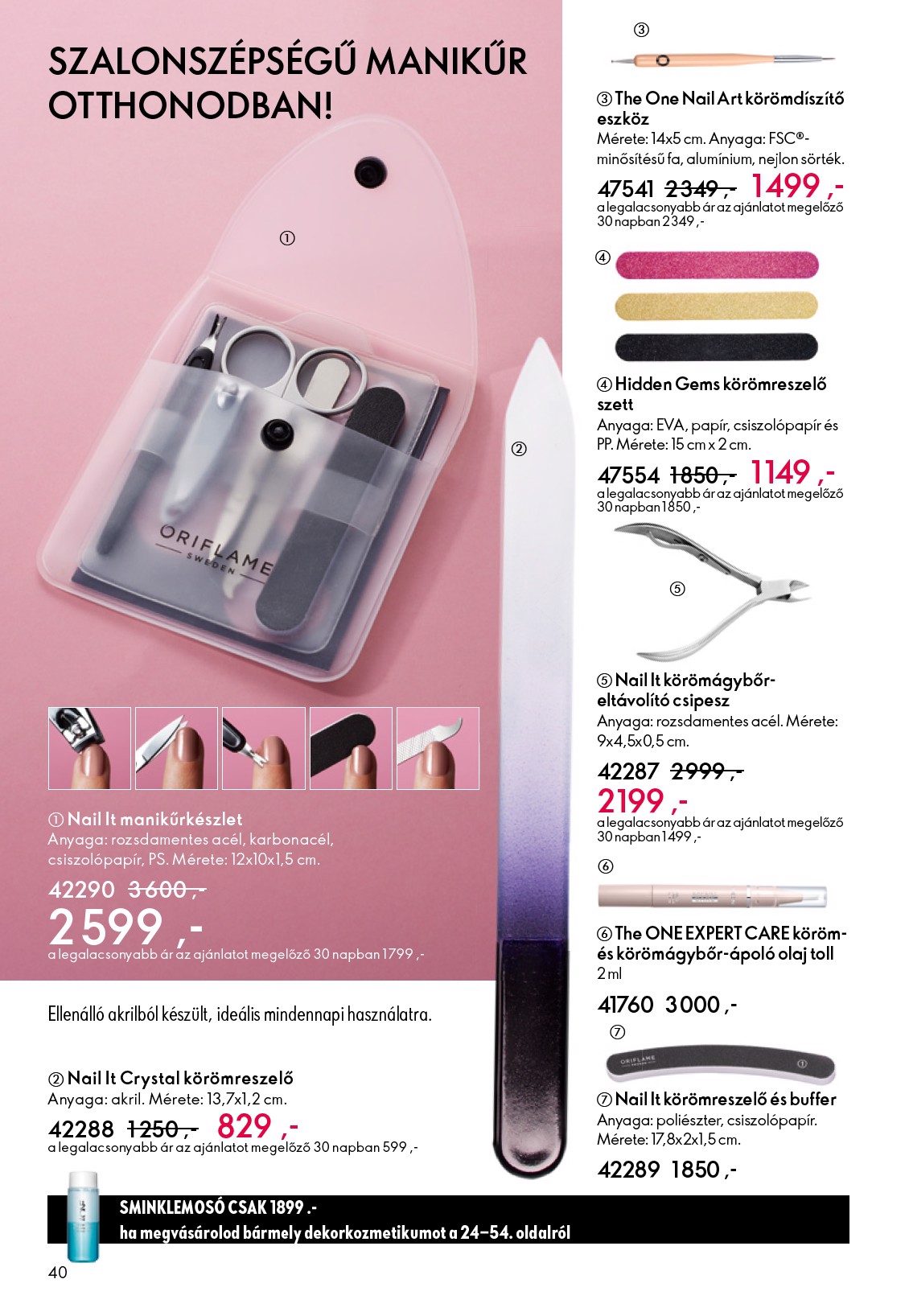 oriflame - Oriflame akciós újság, érvényes 12.24. - 01.20. - page: 40