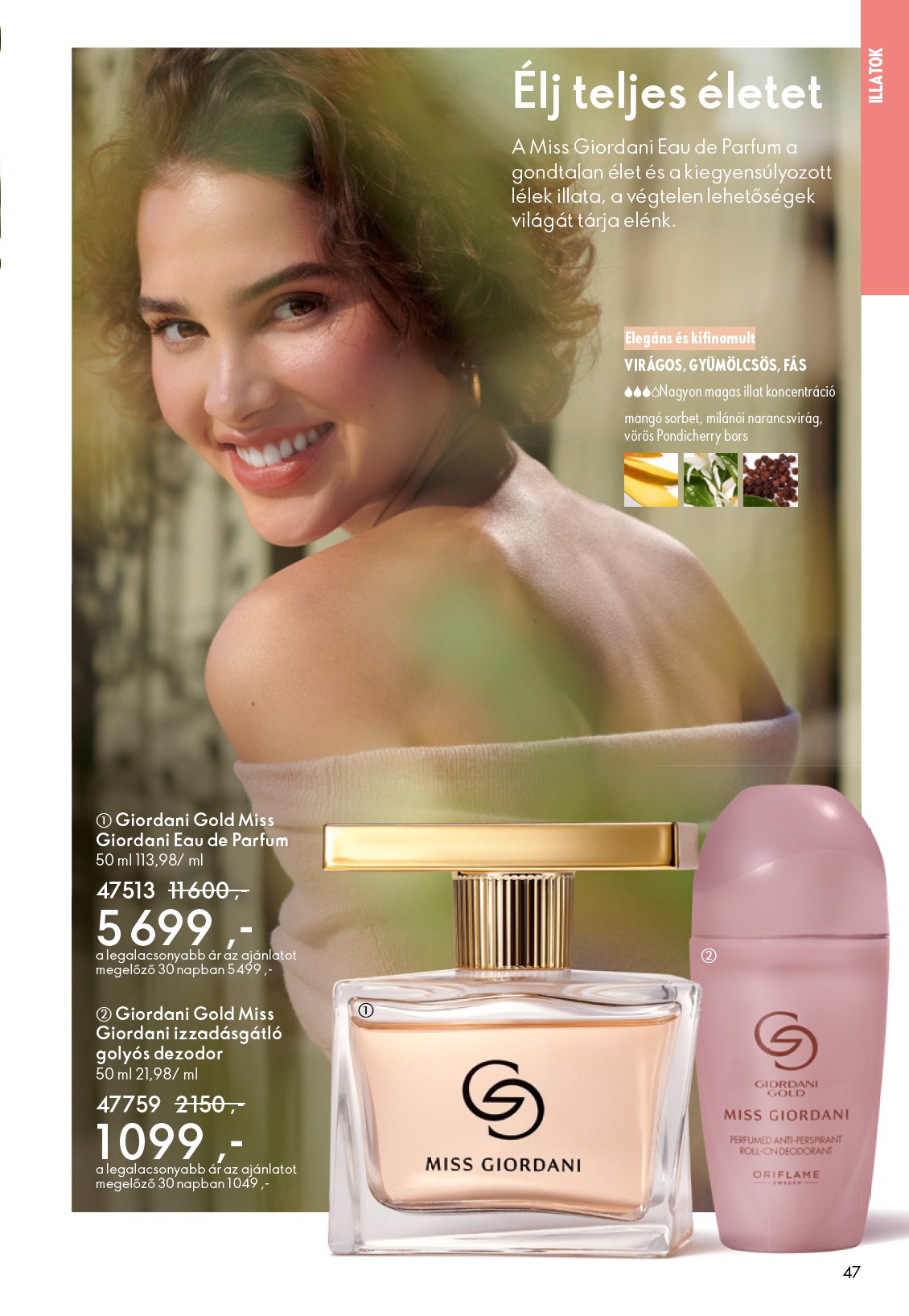 oriflame - Oriflame akciós újság, érvényes 01.21. - 02.10. - page: 47