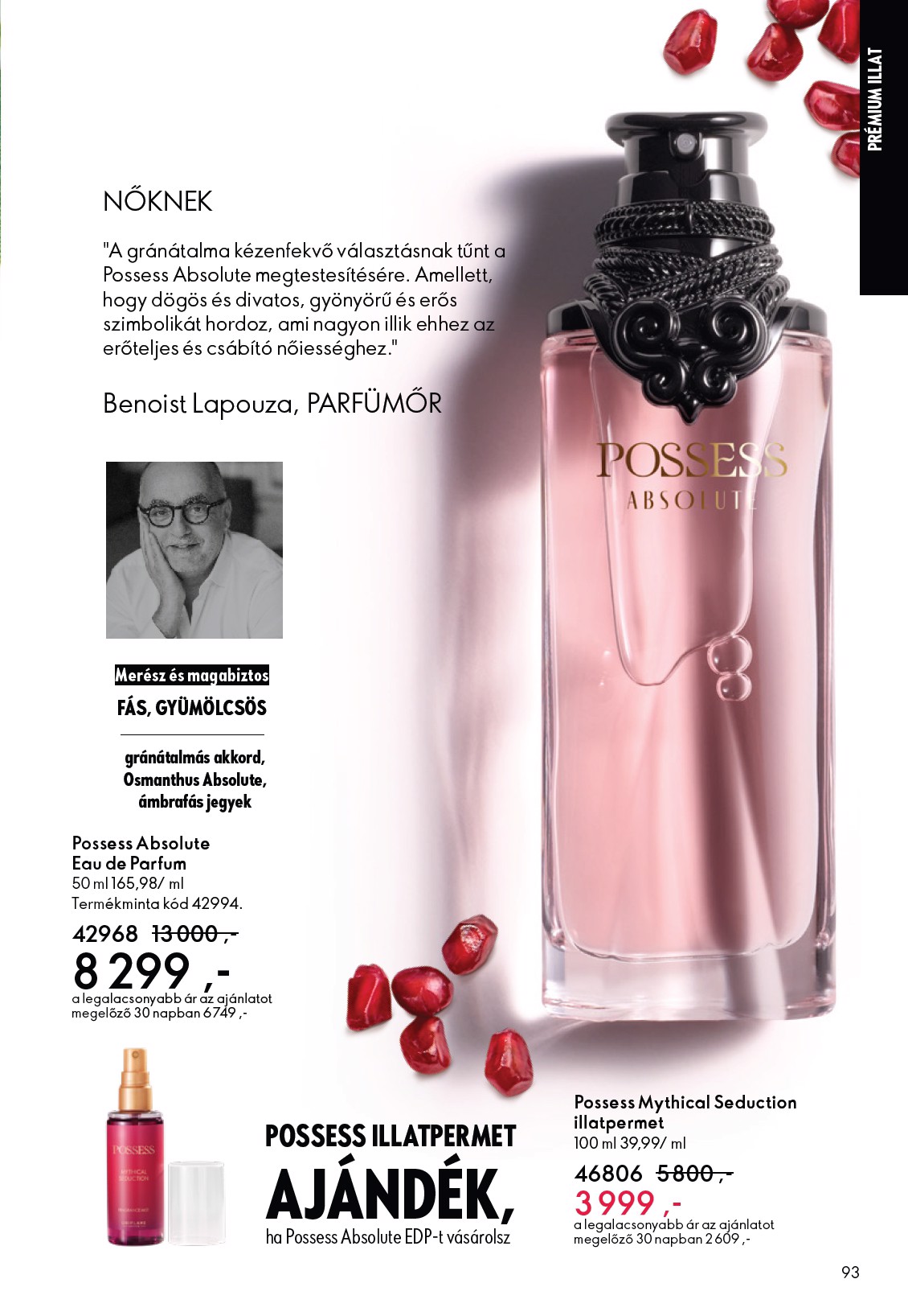 oriflame - Oriflame akciós újság, érvényes 2026.02.11. - 2026.03.03. - page: 93