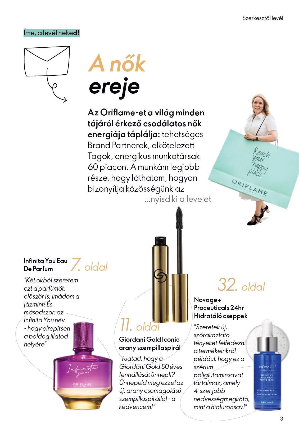 oriflame - Oriflame akciós újság, érvényes 2026.02.11. - 2026.03.03. - page: 3