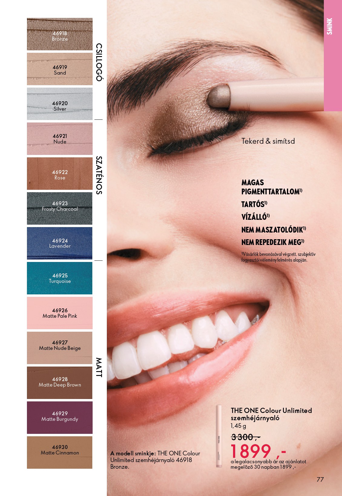 oriflame - Oriflame akciós újság, érvényes 2026.03.04. - 2026.03.24. - page: 77