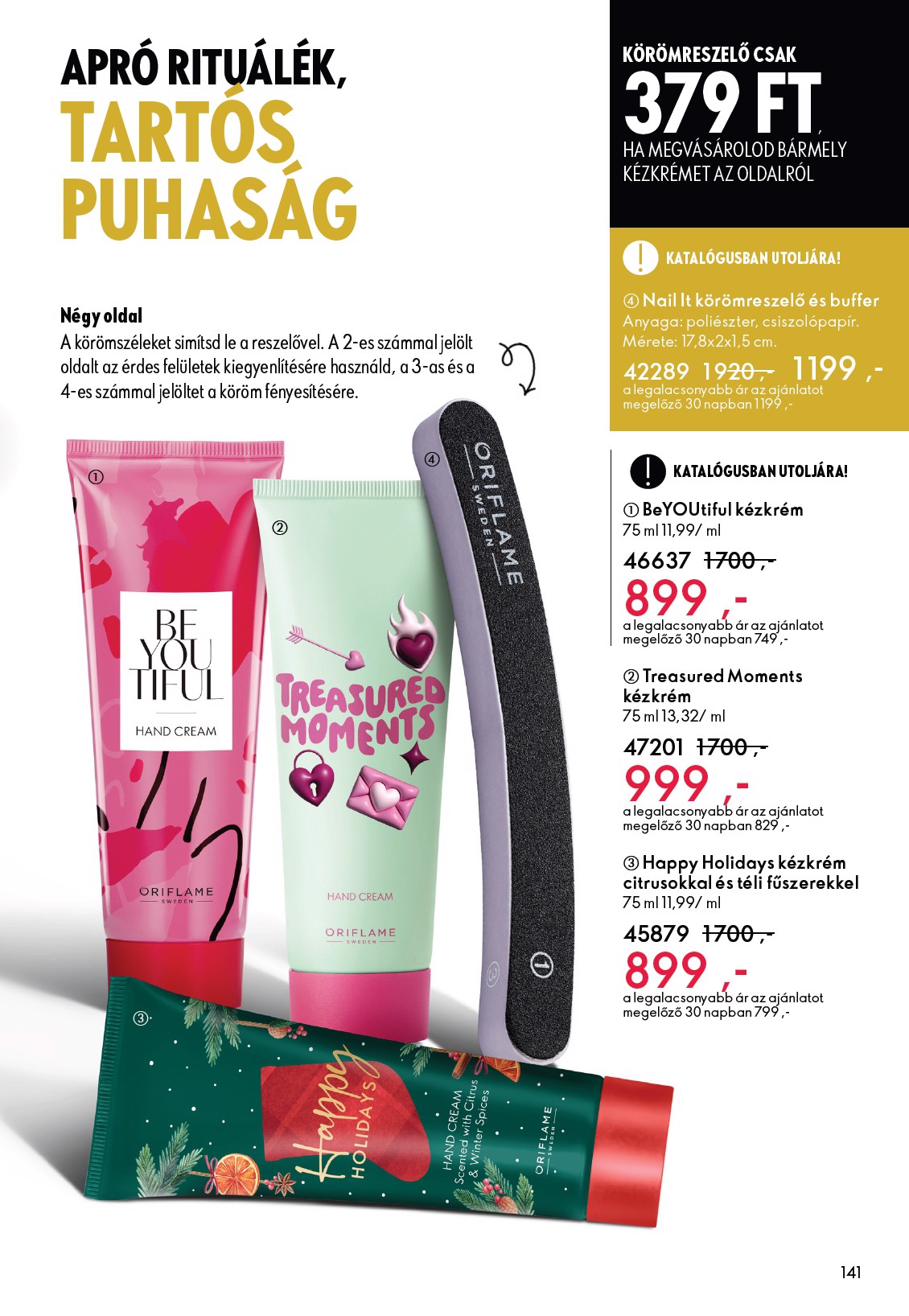 oriflame - Oriflame akciós újság, érvényes 2026.03.25. - 2026.04.14. - page: 141