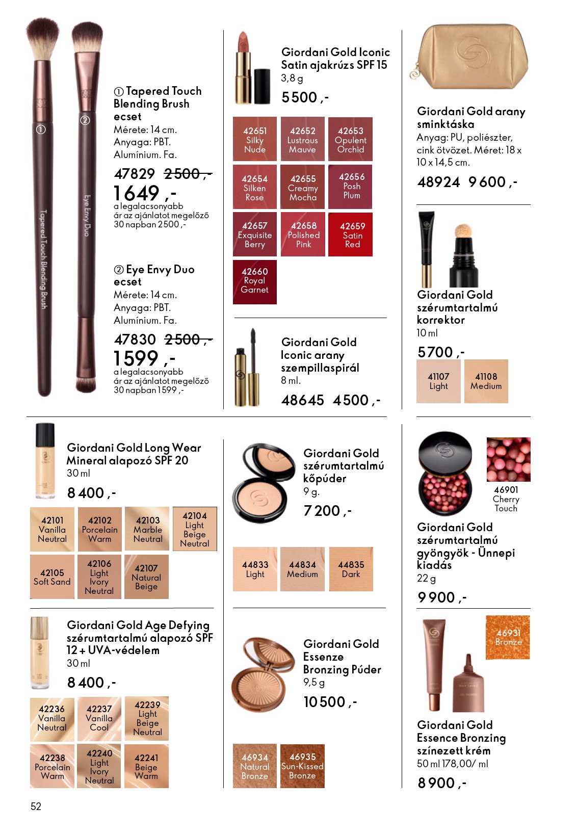 oriflame - Aktuális Oriflame szórólap érvényes szerdától 2026.04.15.-től keddtől 2026.05.05.-ig - page: 52
