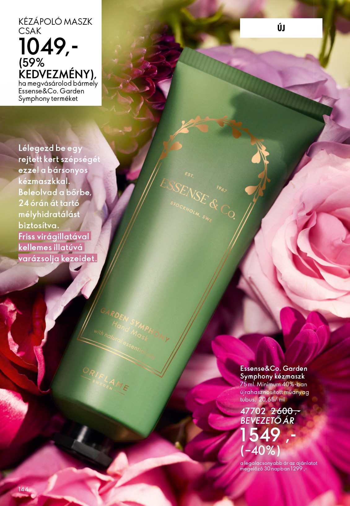 oriflame - Aktuális Oriflame szórólap érvényes szerdától 2026.04.15.-től keddtől 2026.05.05.-ig - page: 144