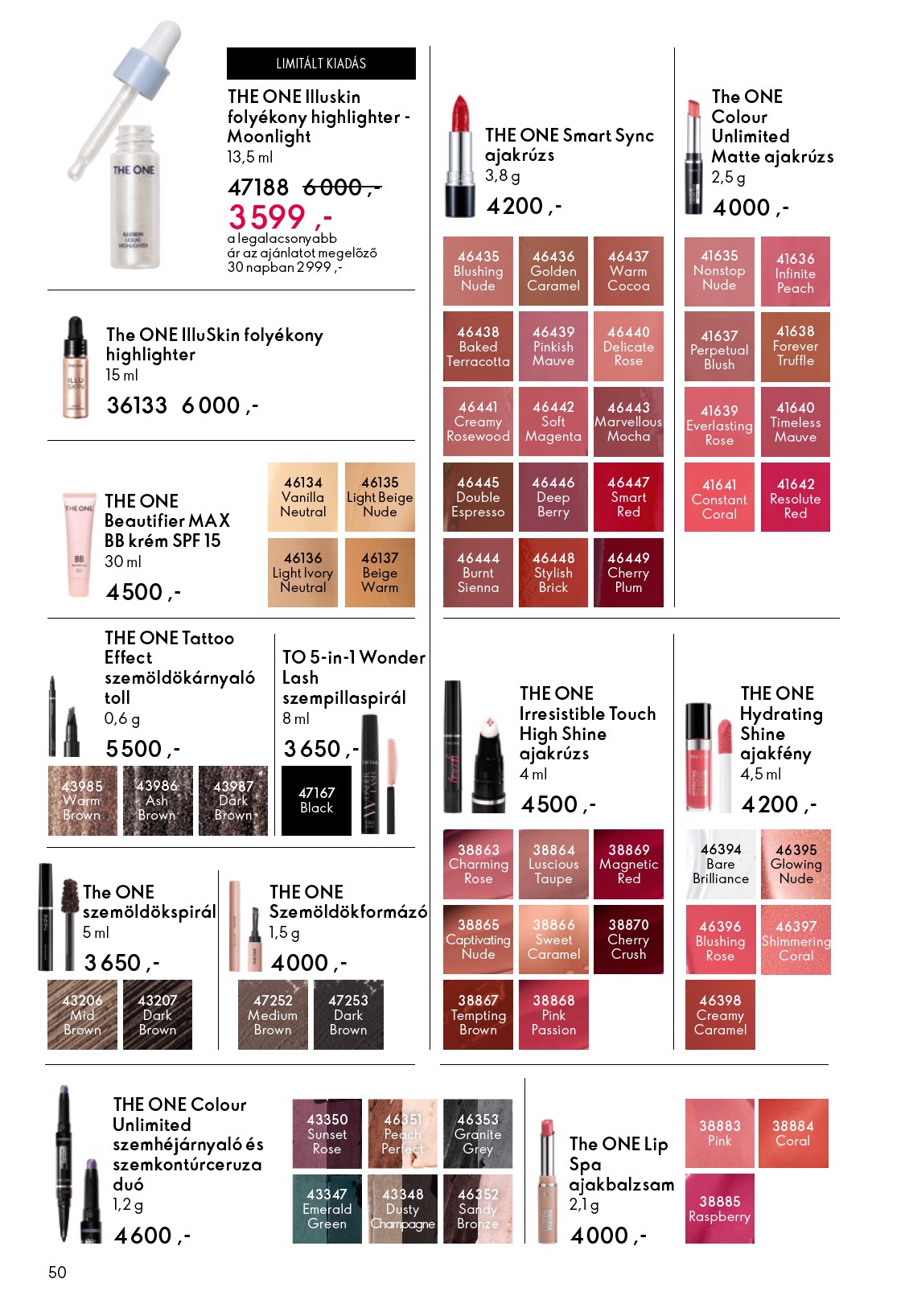 oriflame - Aktuális Oriflame szórólap érvényes szerdától 2026.04.15.-től keddtől 2026.05.05.-ig - page: 50