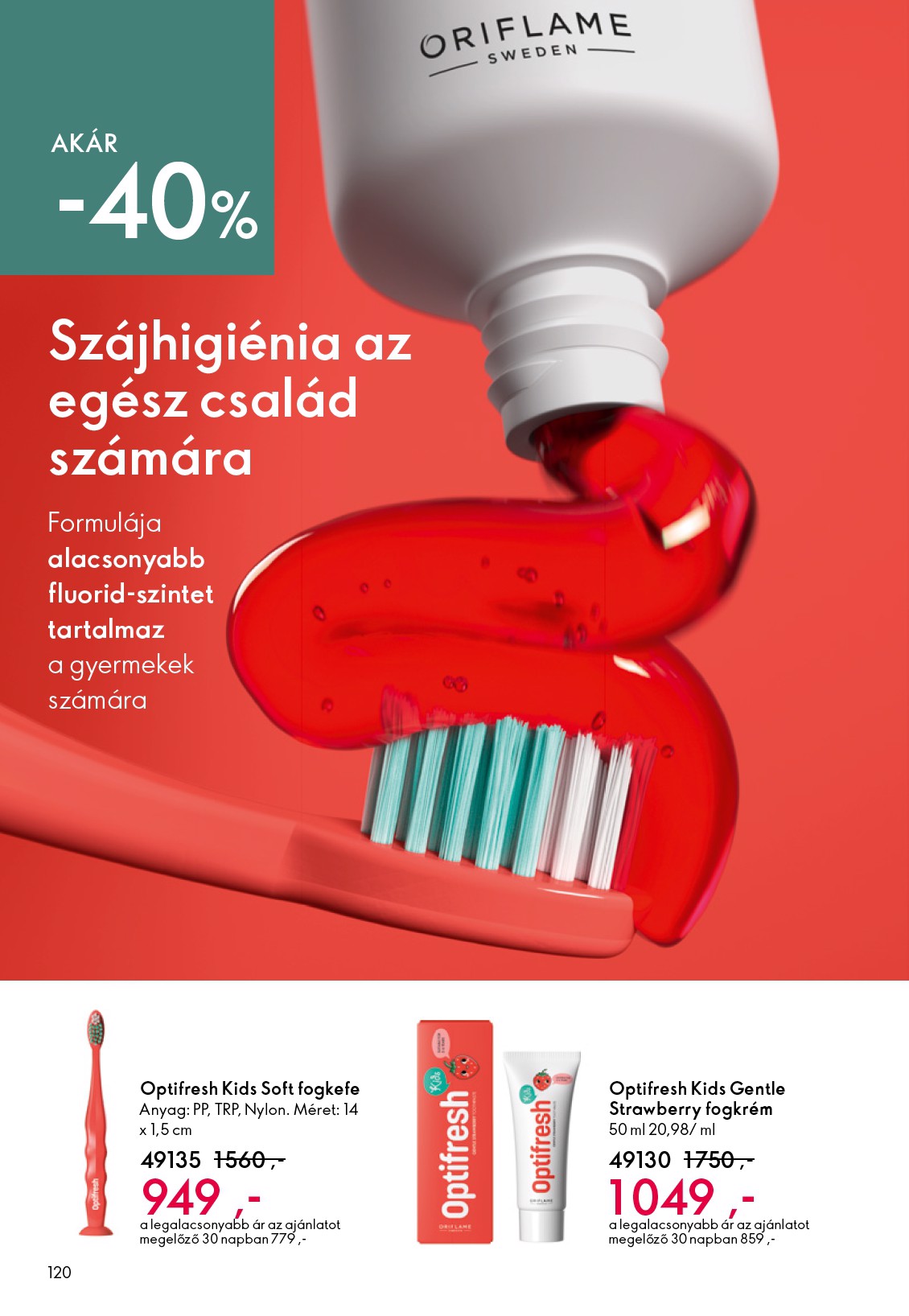 oriflame - Aktuális Oriflame szórólap érvényes szerdától 2026.04.15.-től keddtől 2026.05.05.-ig - page: 120