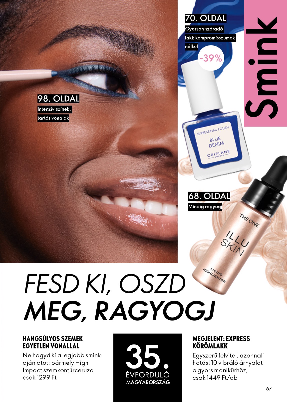 oriflame - Aktuális Oriflame szórólap érvényes szerdától 2026.05.06.-től keddtől 2026.05.26.-ig - page: 67