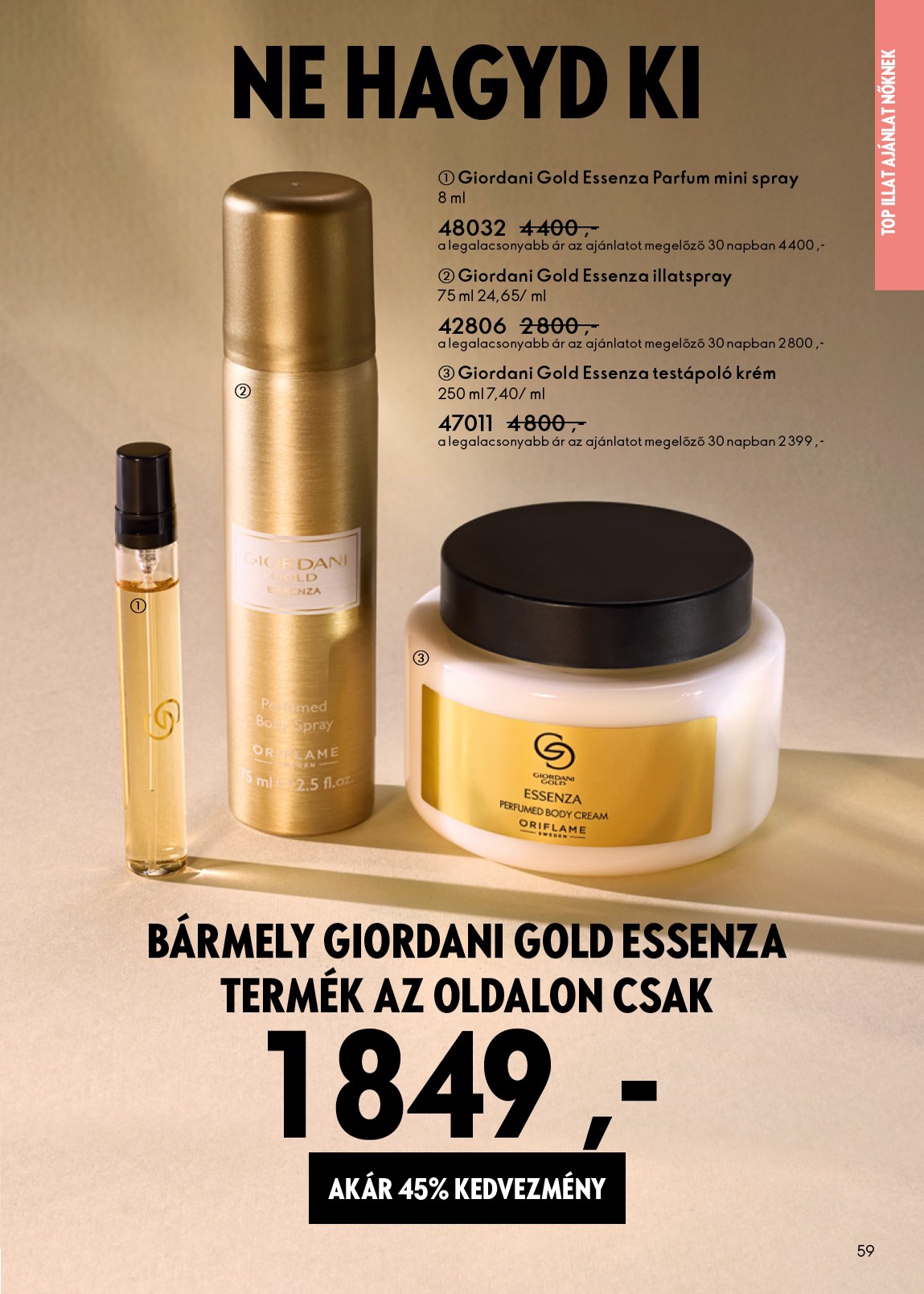 oriflame - Aktuális Oriflame szórólap érvényes szerdától 2026.05.06.-től keddtől 2026.05.26.-ig - page: 59