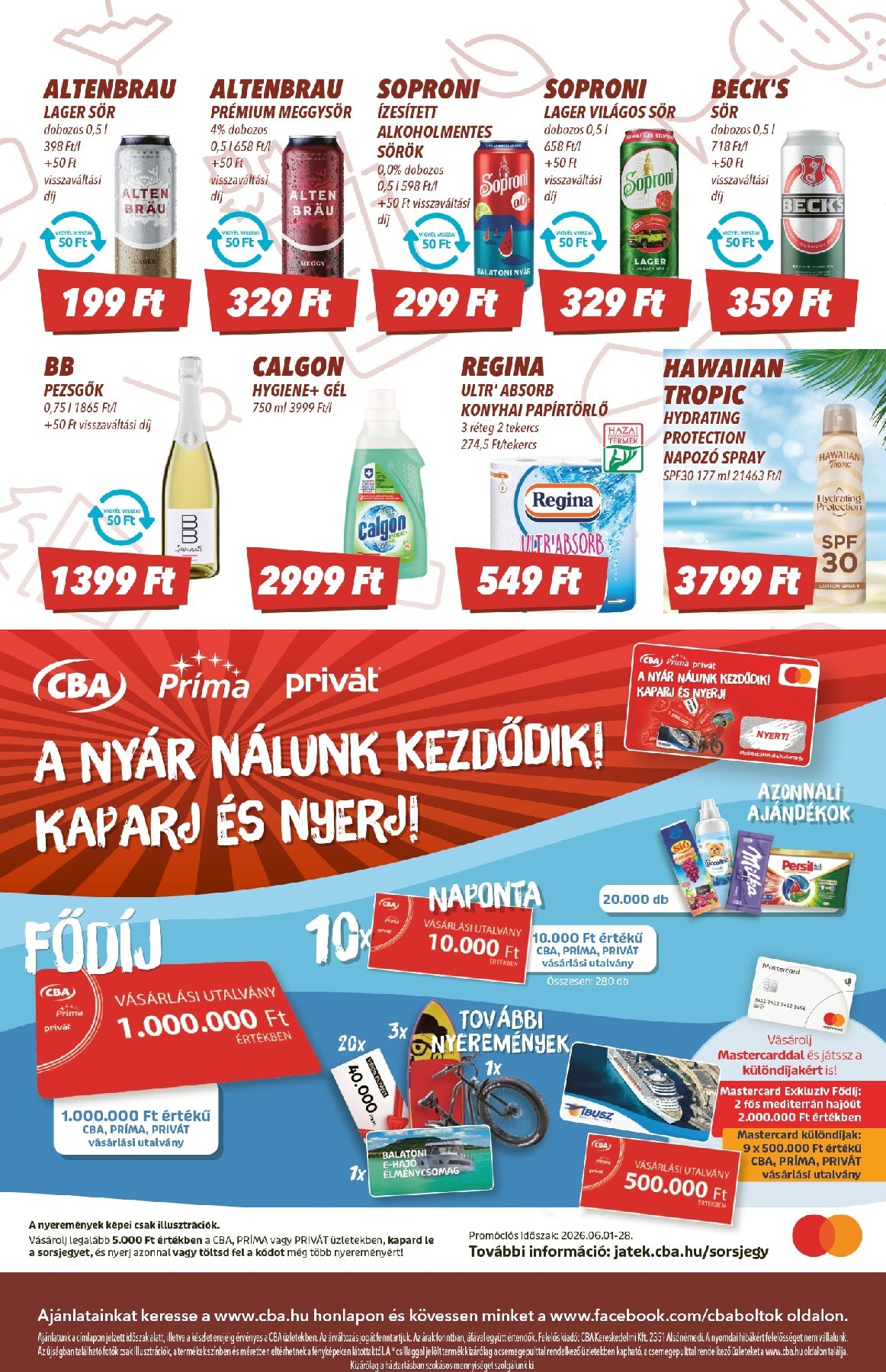 cba - A jövőbeli CBA akciós újság csütörtöktől 2026.06.18.-tól szerdától 2026.06.24.-ig érvényes. - page: 8
