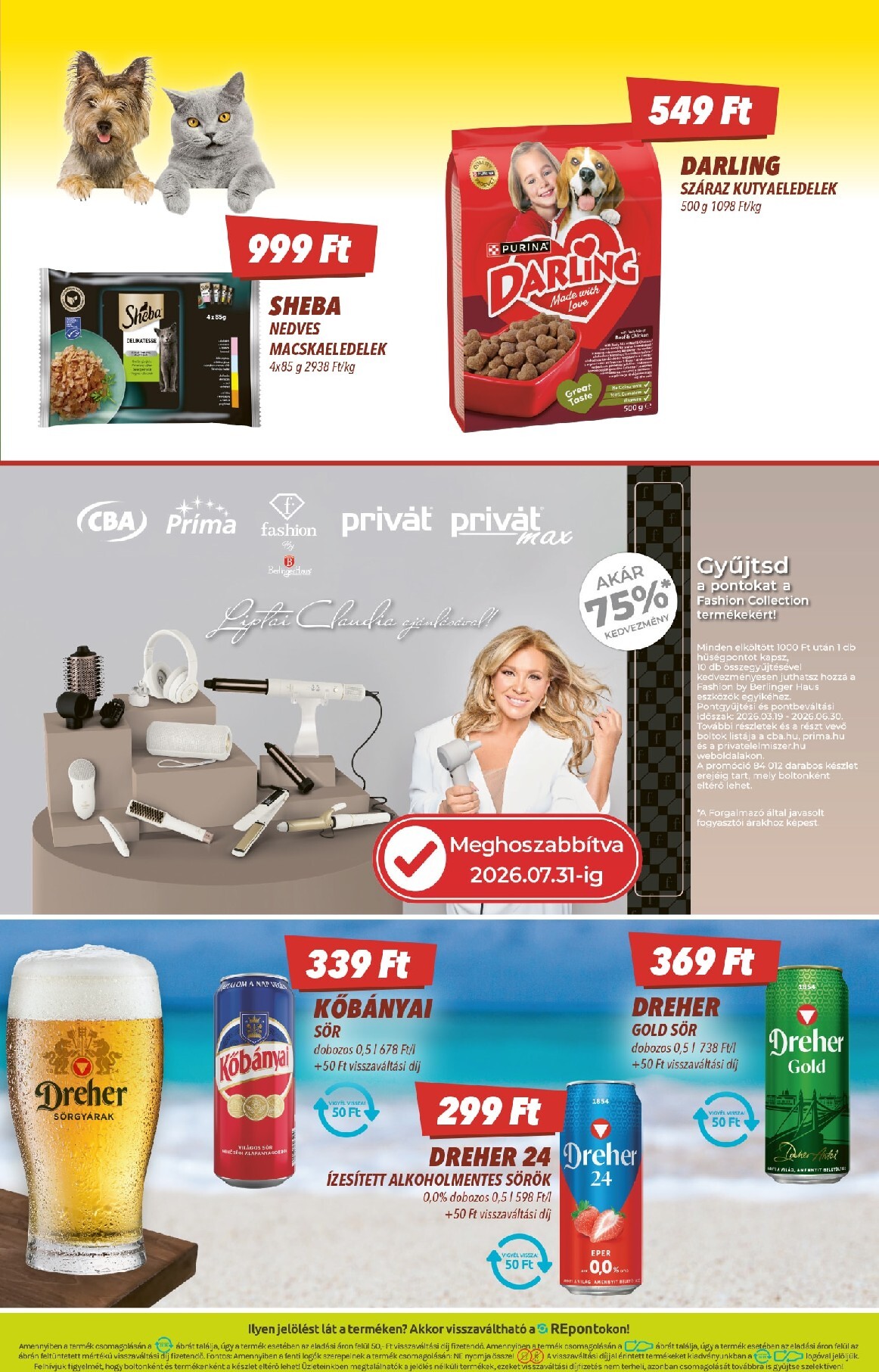 cba - A jövőbeli CBA akciós újság csütörtöktől 2026.06.18.-tól szerdától 2026.06.24.-ig érvényes. - page: 7