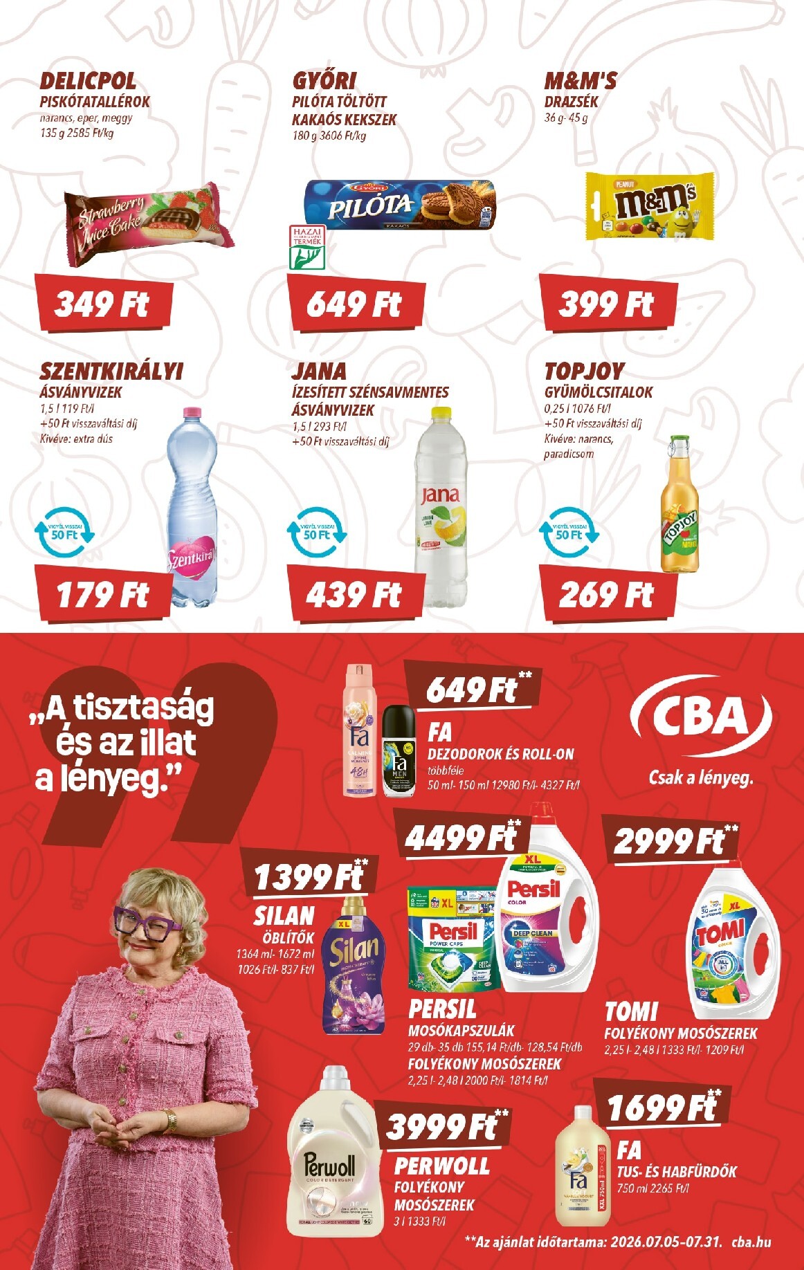cba - A jövőbeli CBA akciós újság csütörtöktől 2026.07.09.-tól szerdától 2026.07.15.-ig érvényes. - page: 6