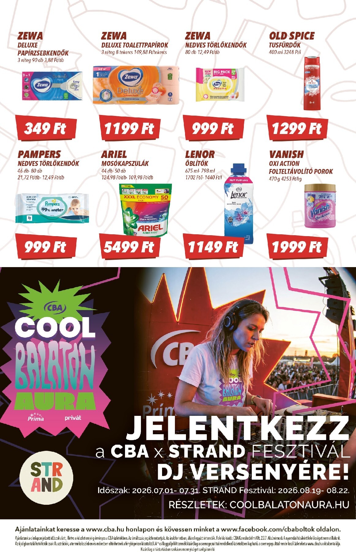 cba - A jövőbeli CBA akciós újság csütörtöktől 2026.07.09.-tól szerdától 2026.07.15.-ig érvényes. - page: 8