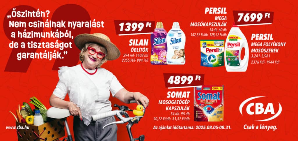 cba - CBA akciós újság, érvényes 08.05. - 08.31.