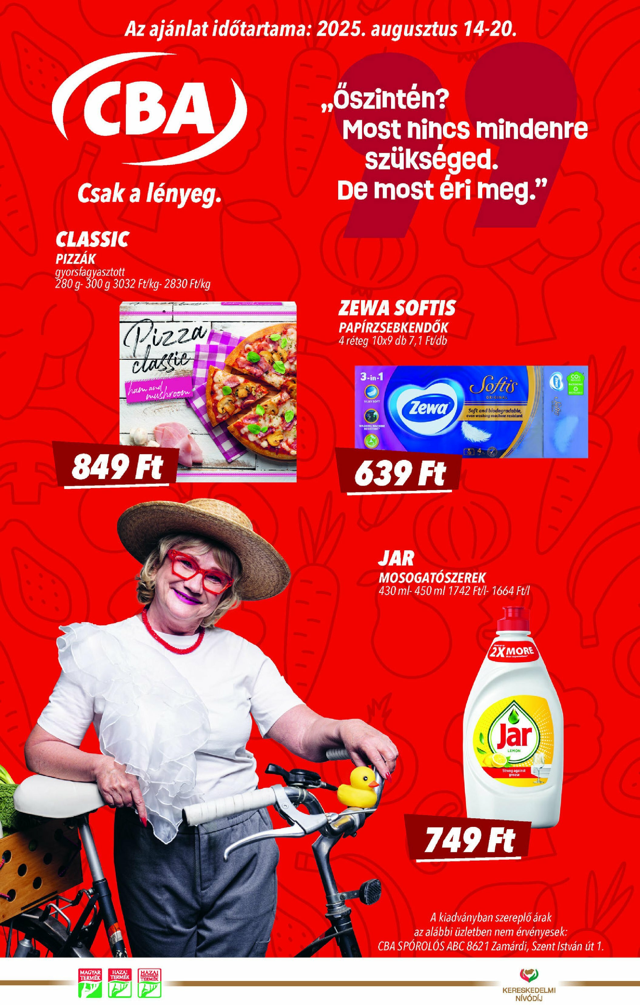 cba - CBA akciós újság, érvényes 08.14. - 08.20.
