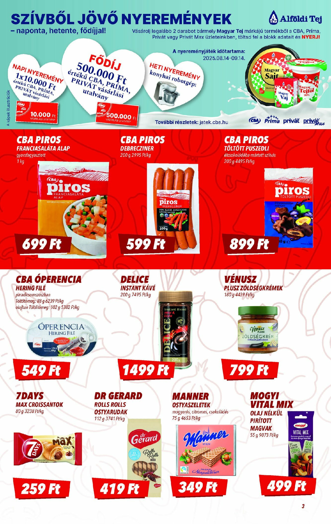 cba - CBA akciós újság, érvényes 08.21. - 08.27. - page: 3