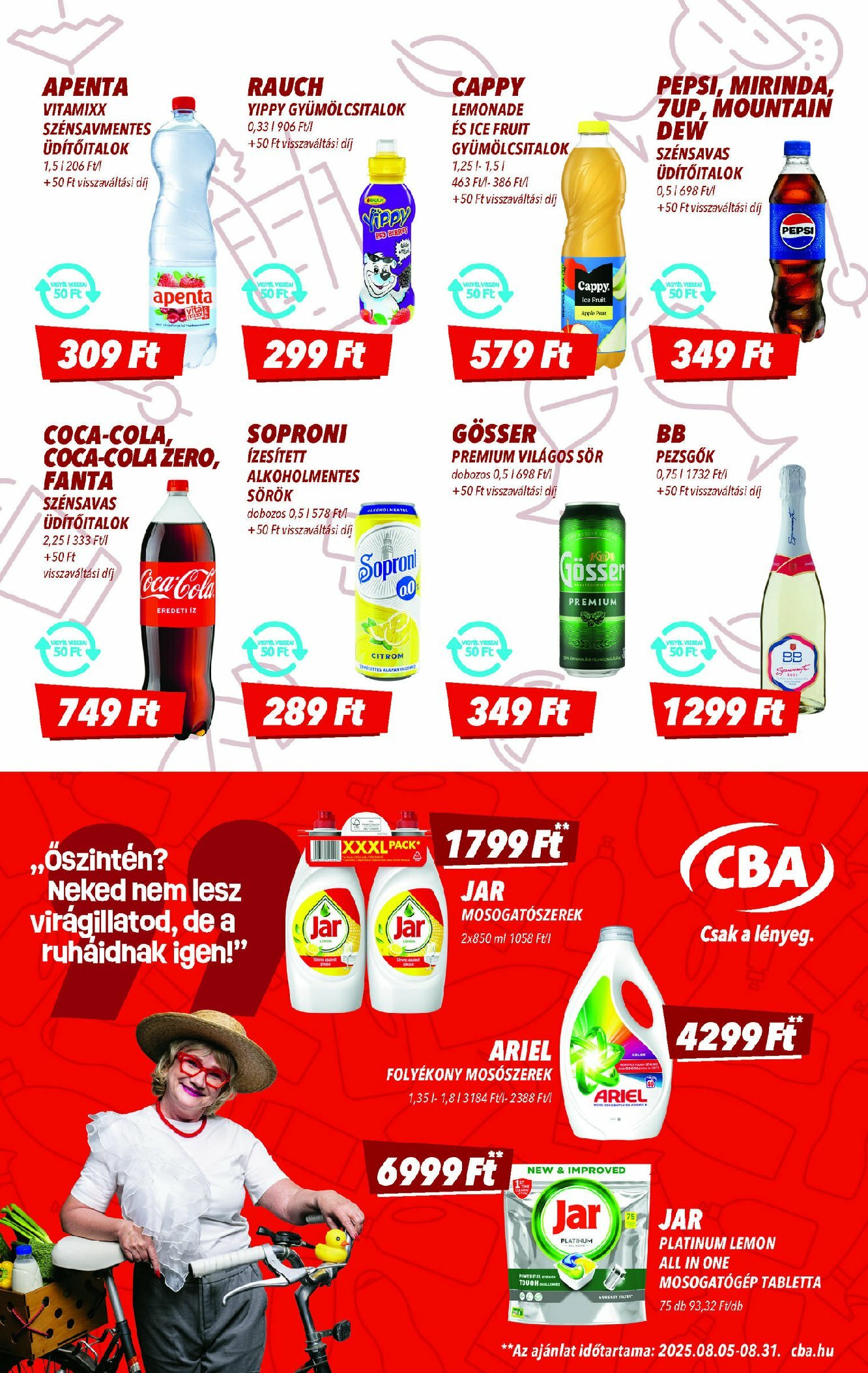 cba - CBA akciós újság, érvényes 08.21. - 08.27. - page: 7
