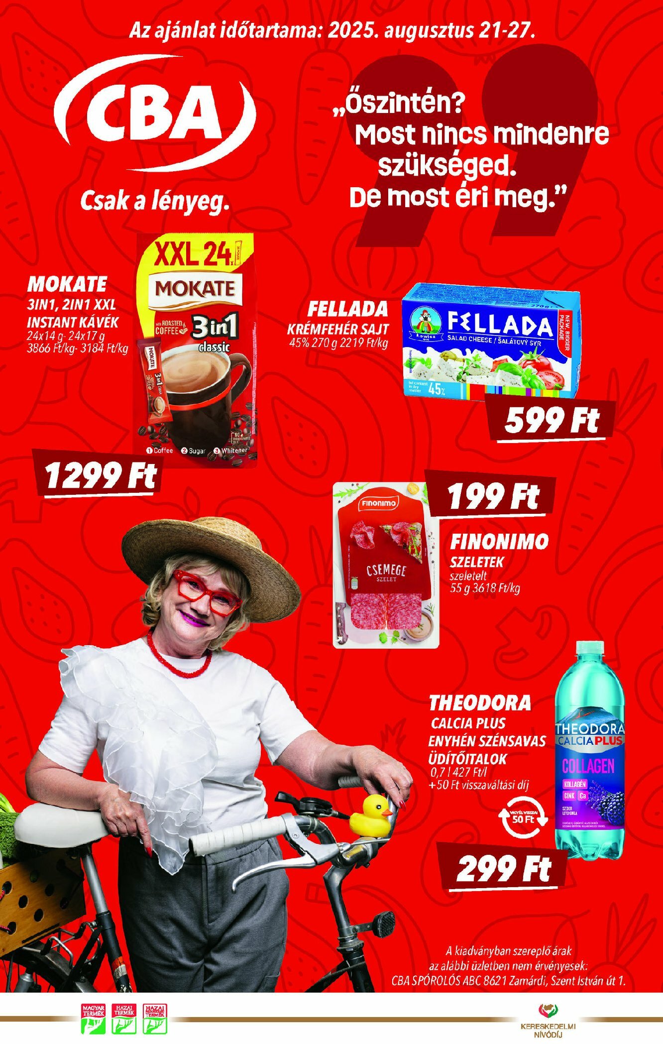 cba - CBA akciós újság, érvényes 08.21. - 08.27.
