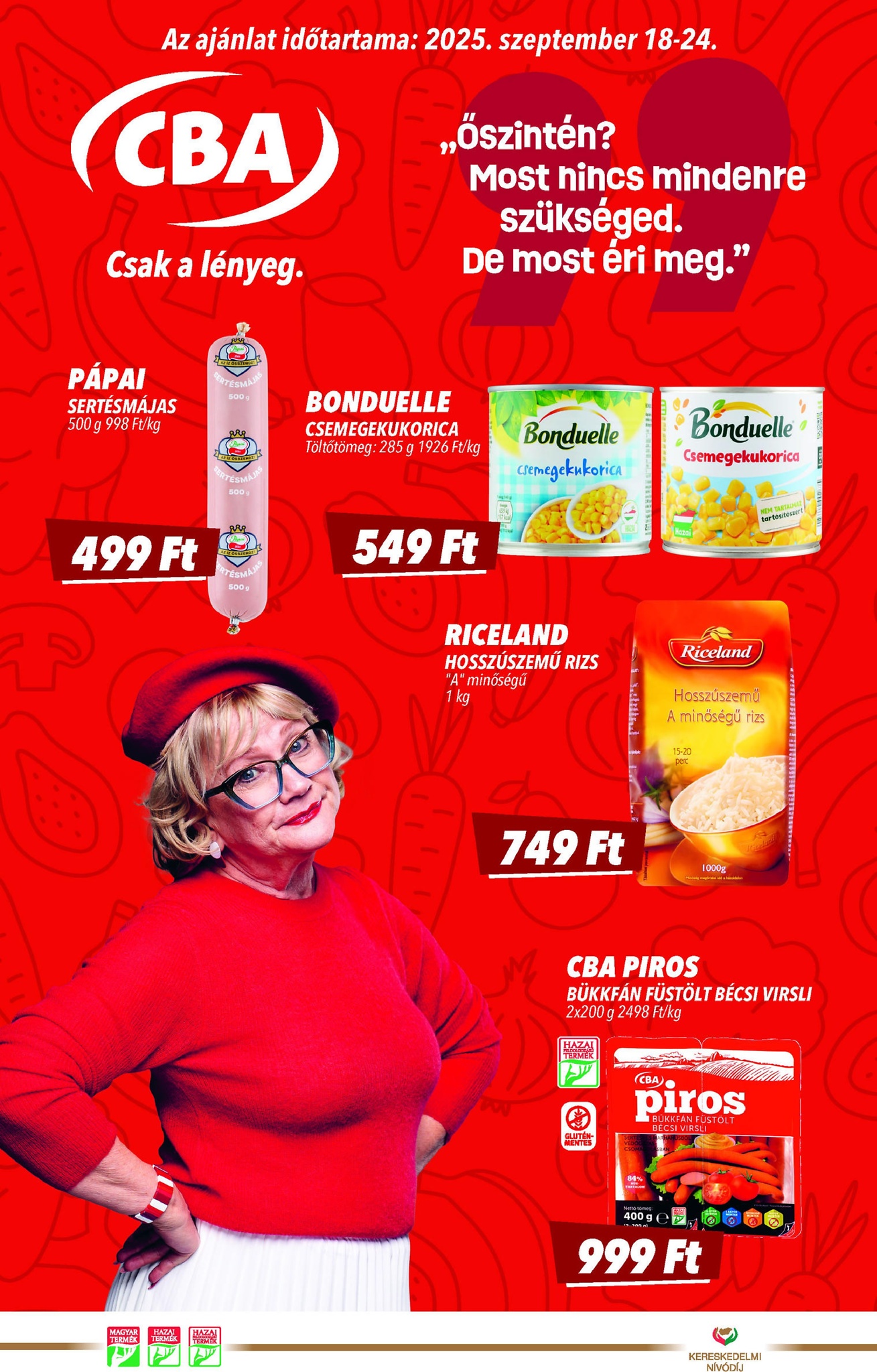 cba - CBA akciós újság, érvényes 09.18. - 09.24.