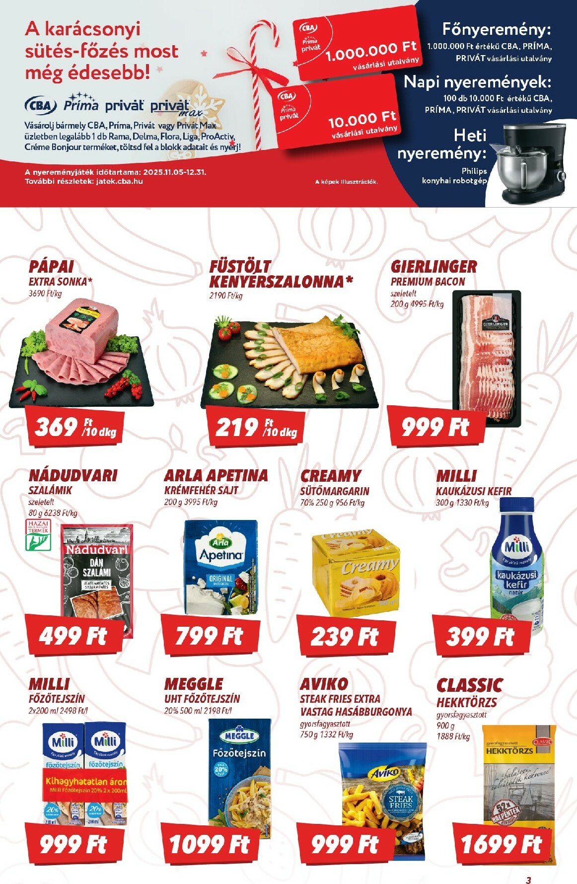 cba - CBA akciós újság, érvényes 12.18. - 12.31. - page: 3