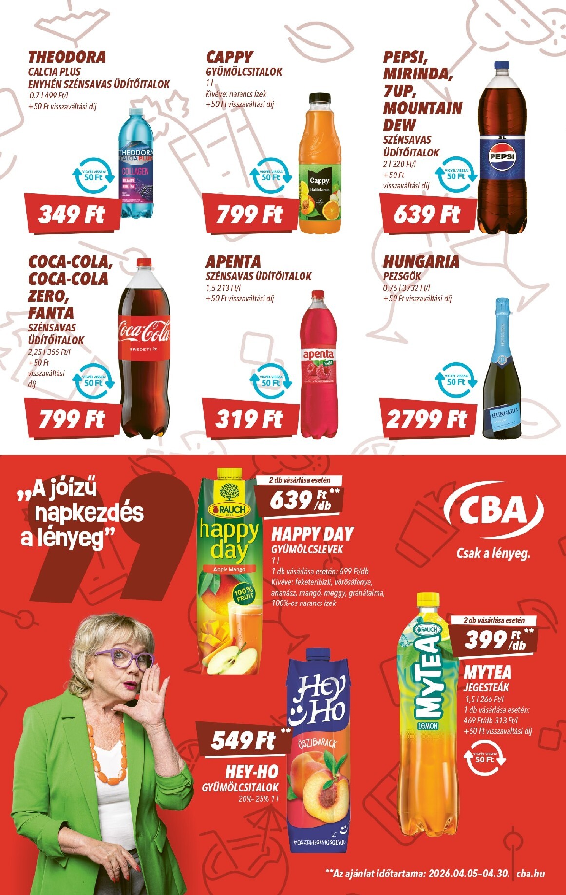 cba - Aktuális CBA szórólap érvényes csütörtöktől 2026.04.23.-től szerdától 2026.04.29.-ig - page: 6