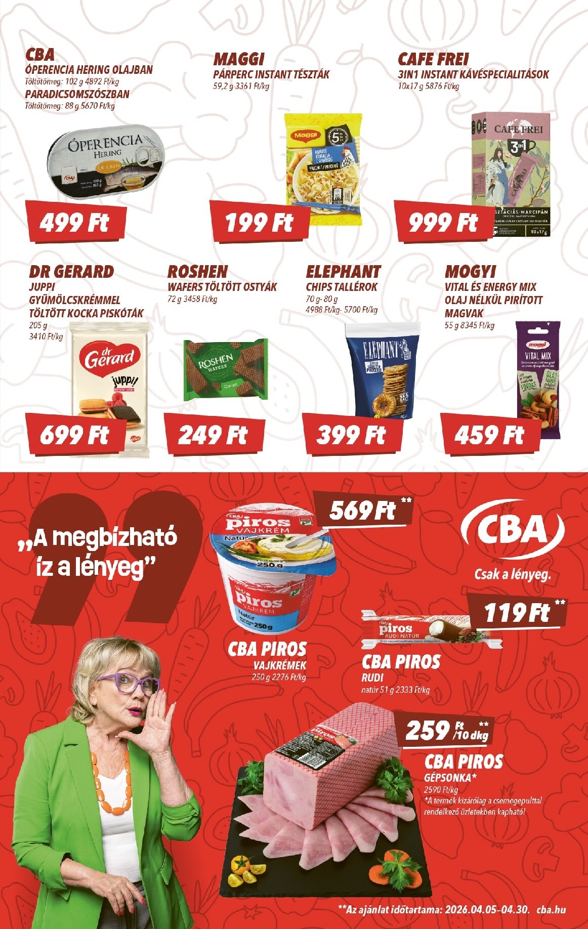 cba - Aktuális CBA szórólap érvényes csütörtöktől 2026.04.23.-től szerdától 2026.04.29.-ig - page: 5