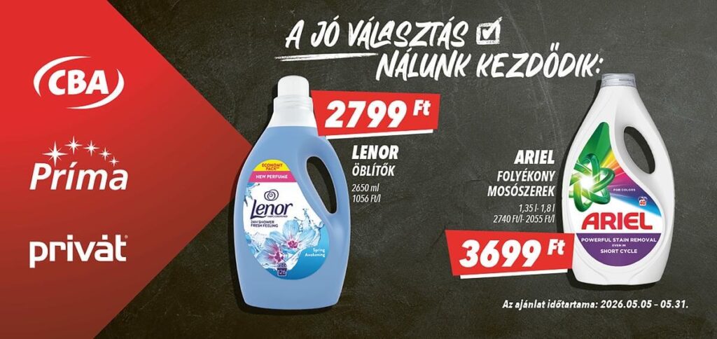 cba - A jövőbeli CBA akciós újság keddtől 2026.05.05.-tól vasárnaptól 2026.05.31.-ig érvényes. - page: 2